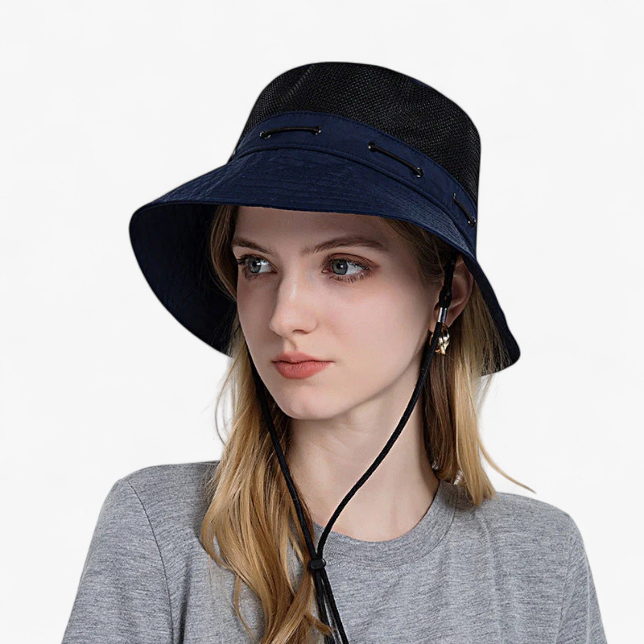 Veala | Åndbar solhat - Marineblå - other - {{ product_tags }