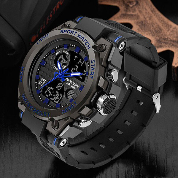 TitanGuard | Multifunktionelt militærur til mænd - Blå - watches - {{ product_tags }