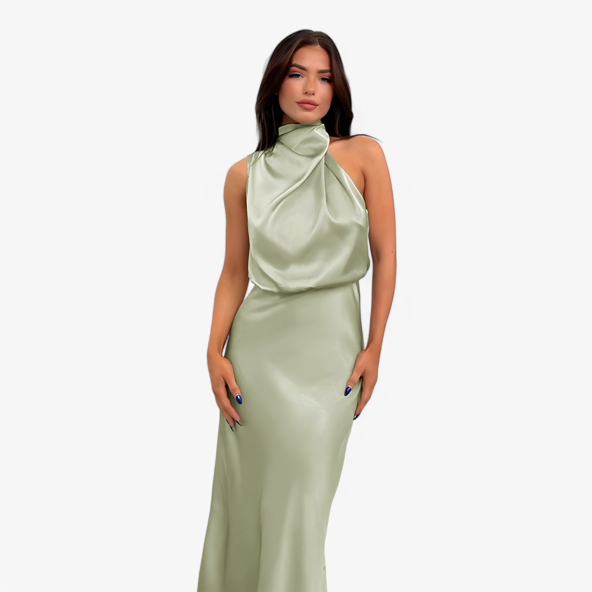 Vivienne | Satin kjole - Yndefuld og elegant - - women's fashion - {{ product_tags }