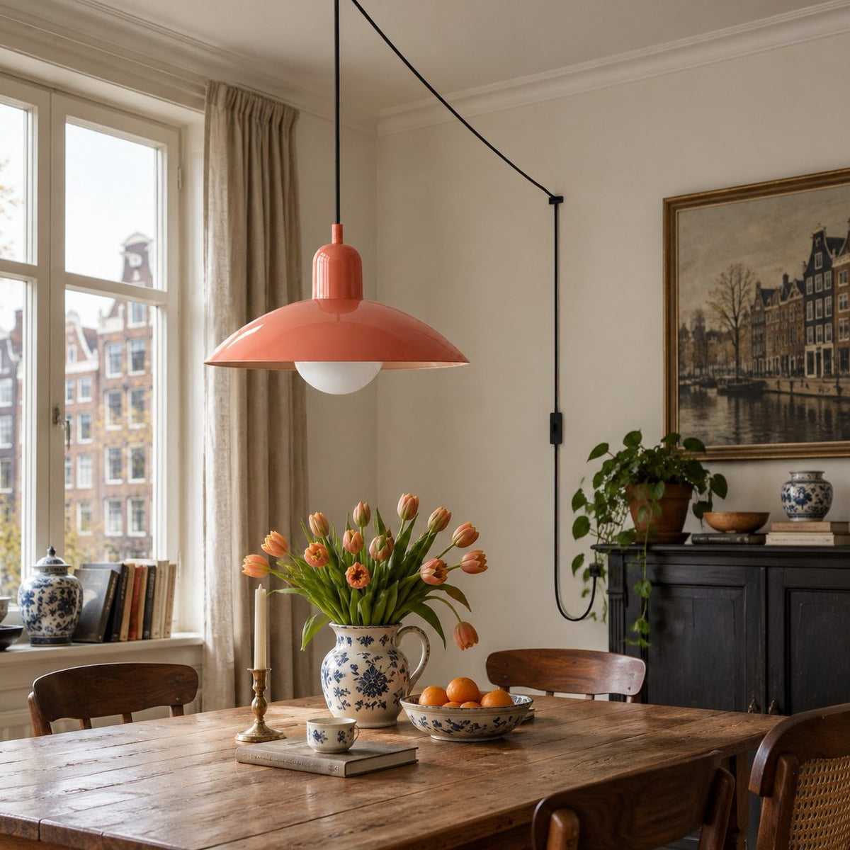 Mid Century Bauhaus Stikkontakt Pendellampe - - Home Decor - {{ product_tags }