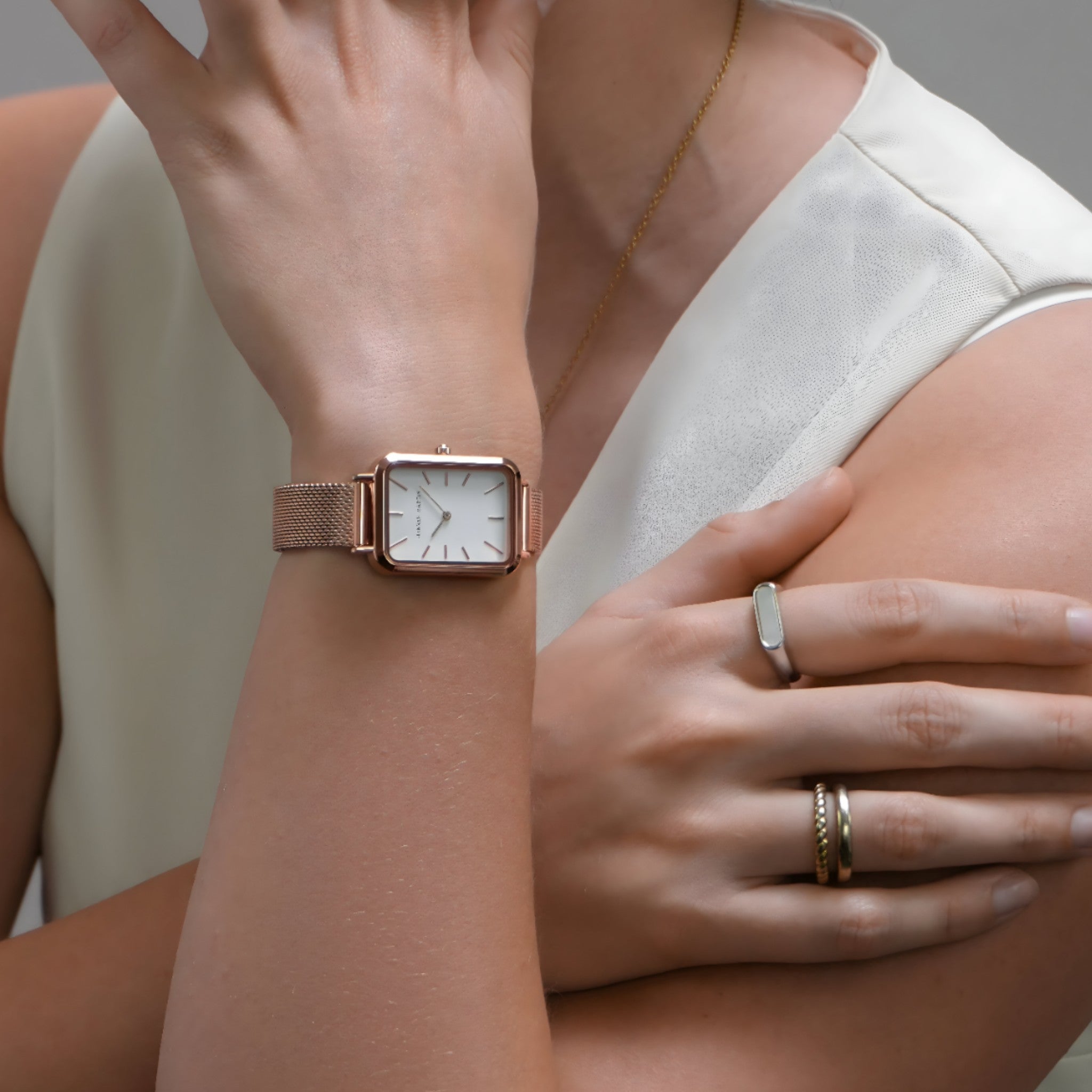 Maisie | Rektangulært ur - Moderne stil - - watches - {{ product_tags }