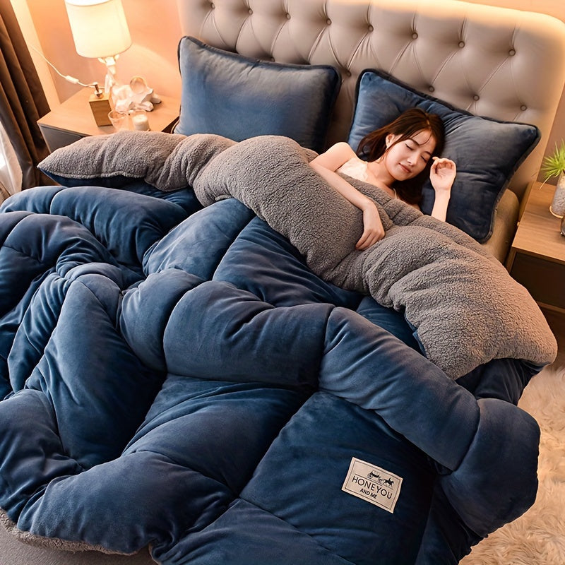 Dobbeltsidet Sherpa Fleecetæppe - Tykt & Blødt - - Home Decor - {{ product_tags }