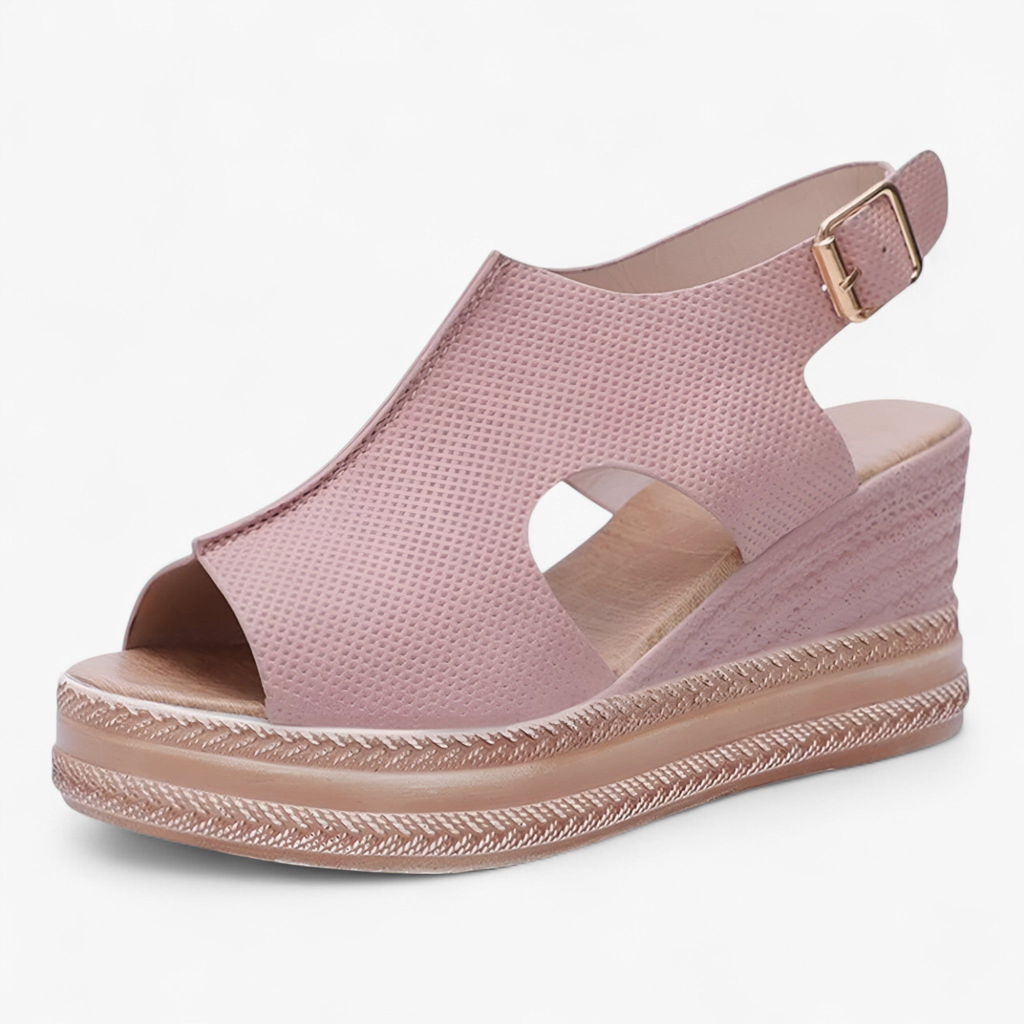 Cora | Plateausandaler - Komfortable og elegante - Rosa - Cora | Plateausandaler - Komfortable og elegante - €25 - {{ product_tags }