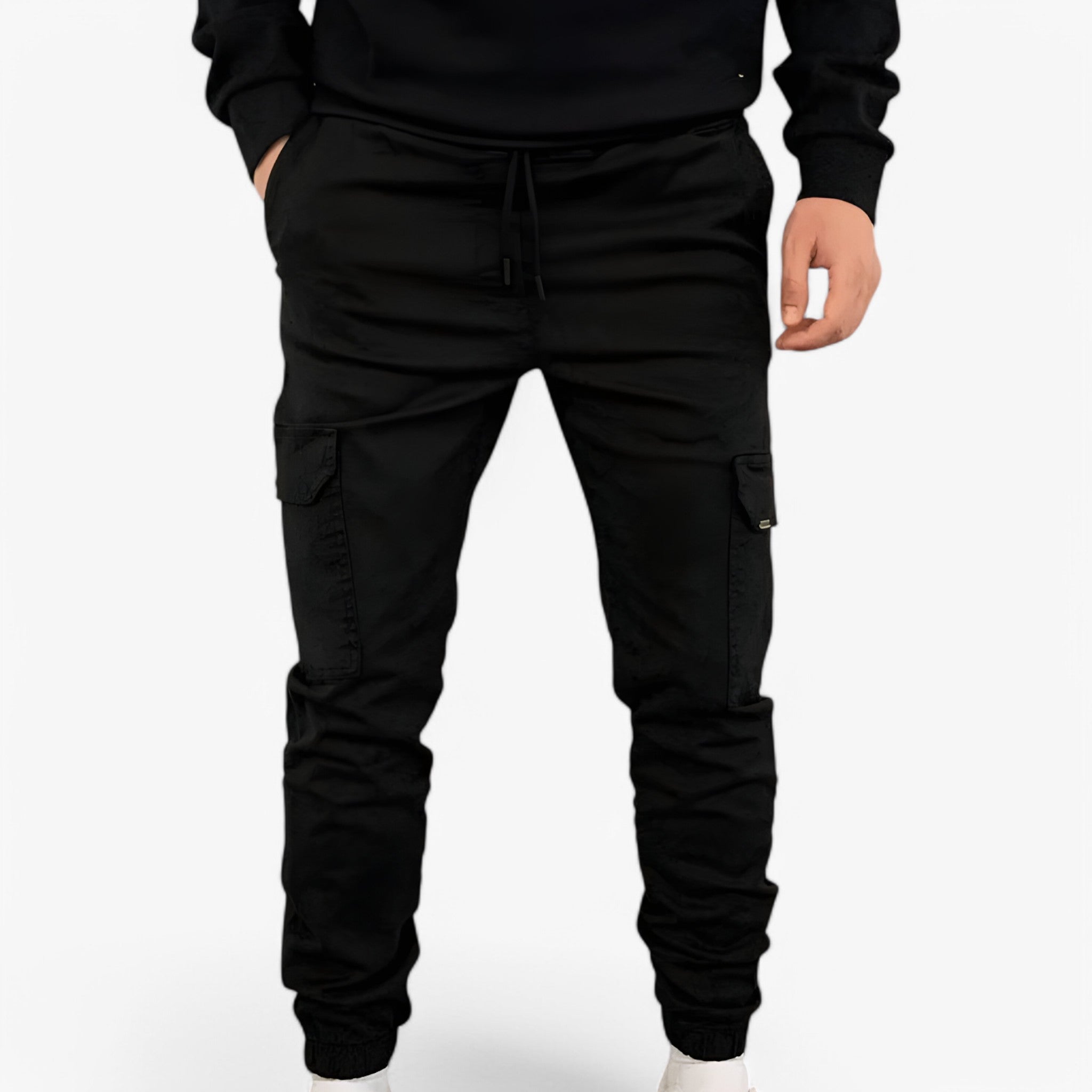 Henrik | Cargo bukser - Trendy og komfortable (1 køb 1 gratis) - Sort - men's fashion - {{ product_tags }