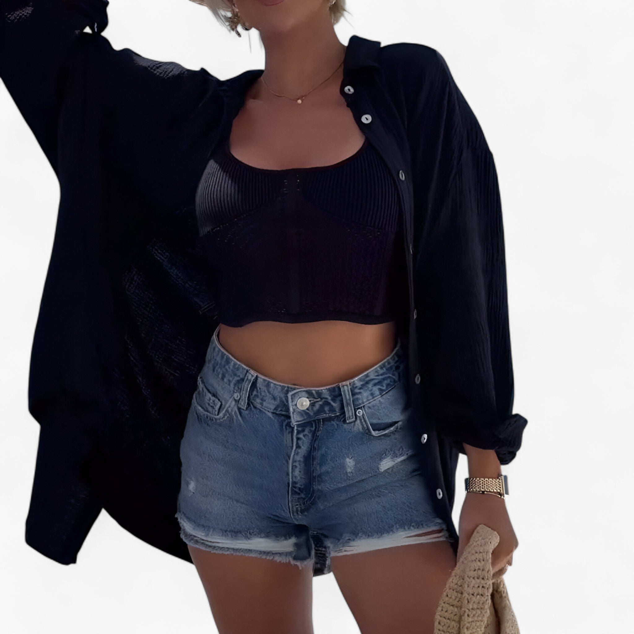 Freja | Paillet Strandbluse – Chic og trendy - - women's fashion - {{ product_tags }