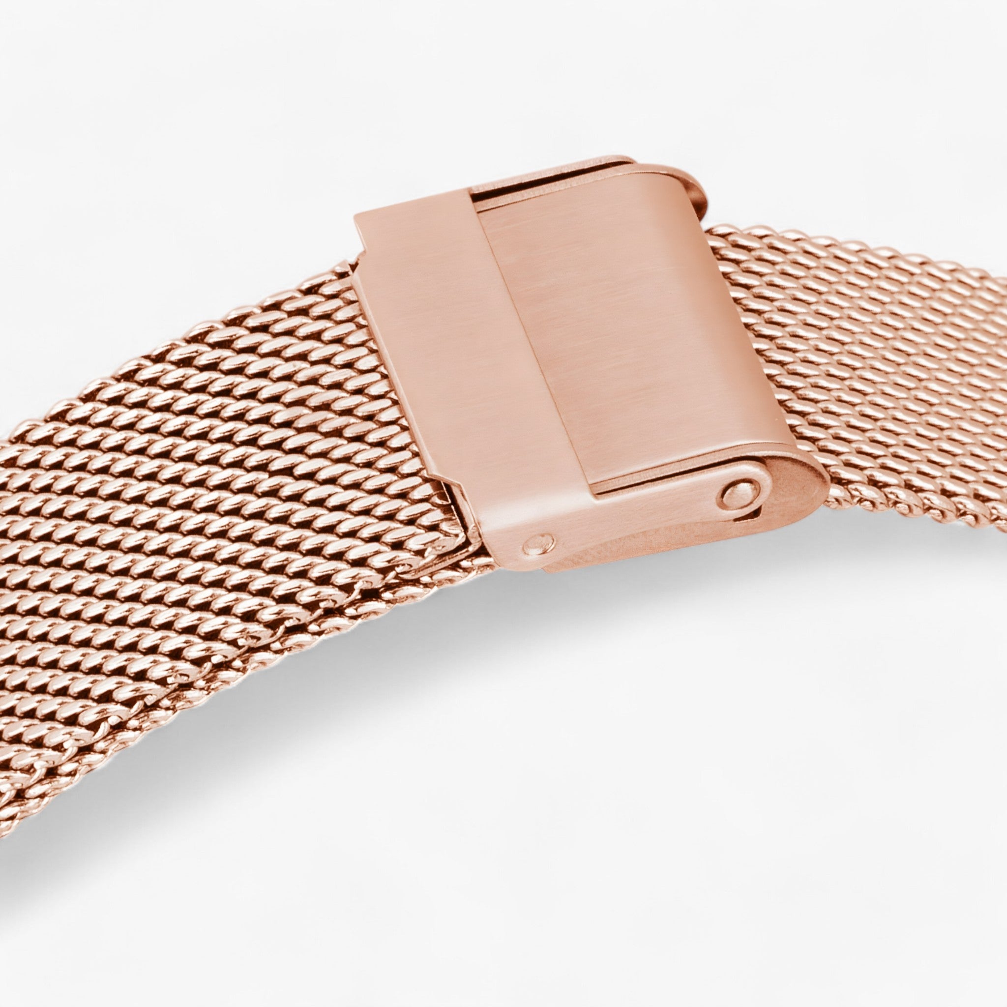 Alice | Firkantet ur i rosaguld - Trendy mesh-armbånd - - watches - {{ product_tags }