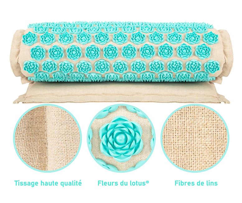 Akupressurmåtte & Pudesæt - 5500 Tryklinjepunkter - - Wellness - {{ product_tags }