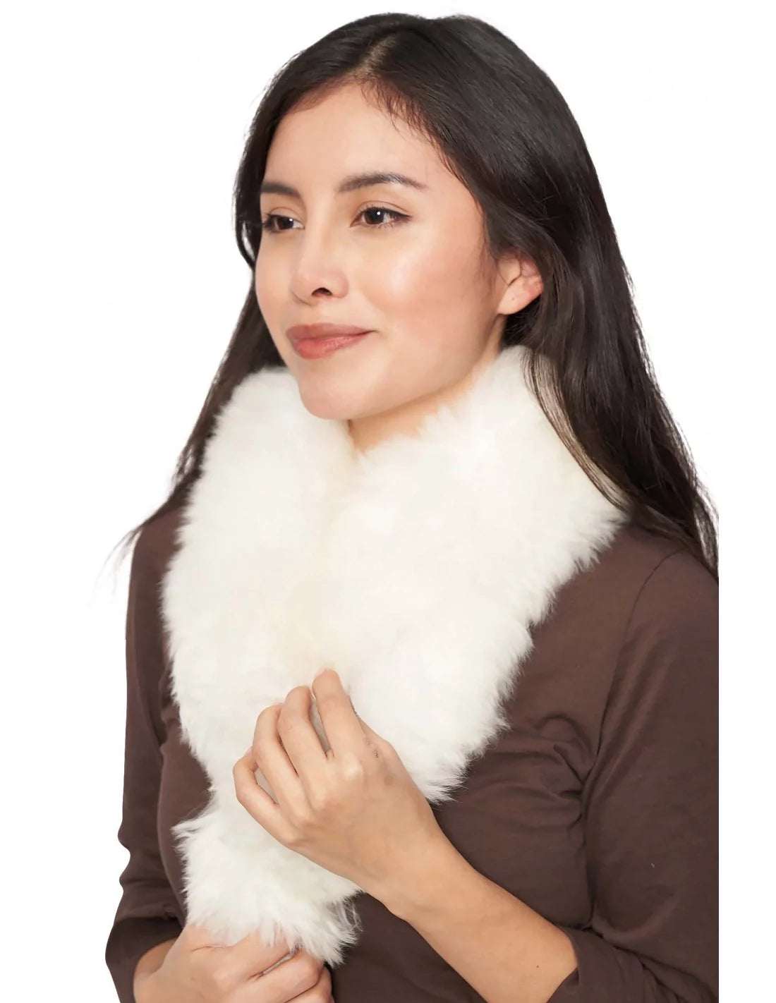 Premium Blødt Vintertørklæde - Alpaca-Stil Blanding