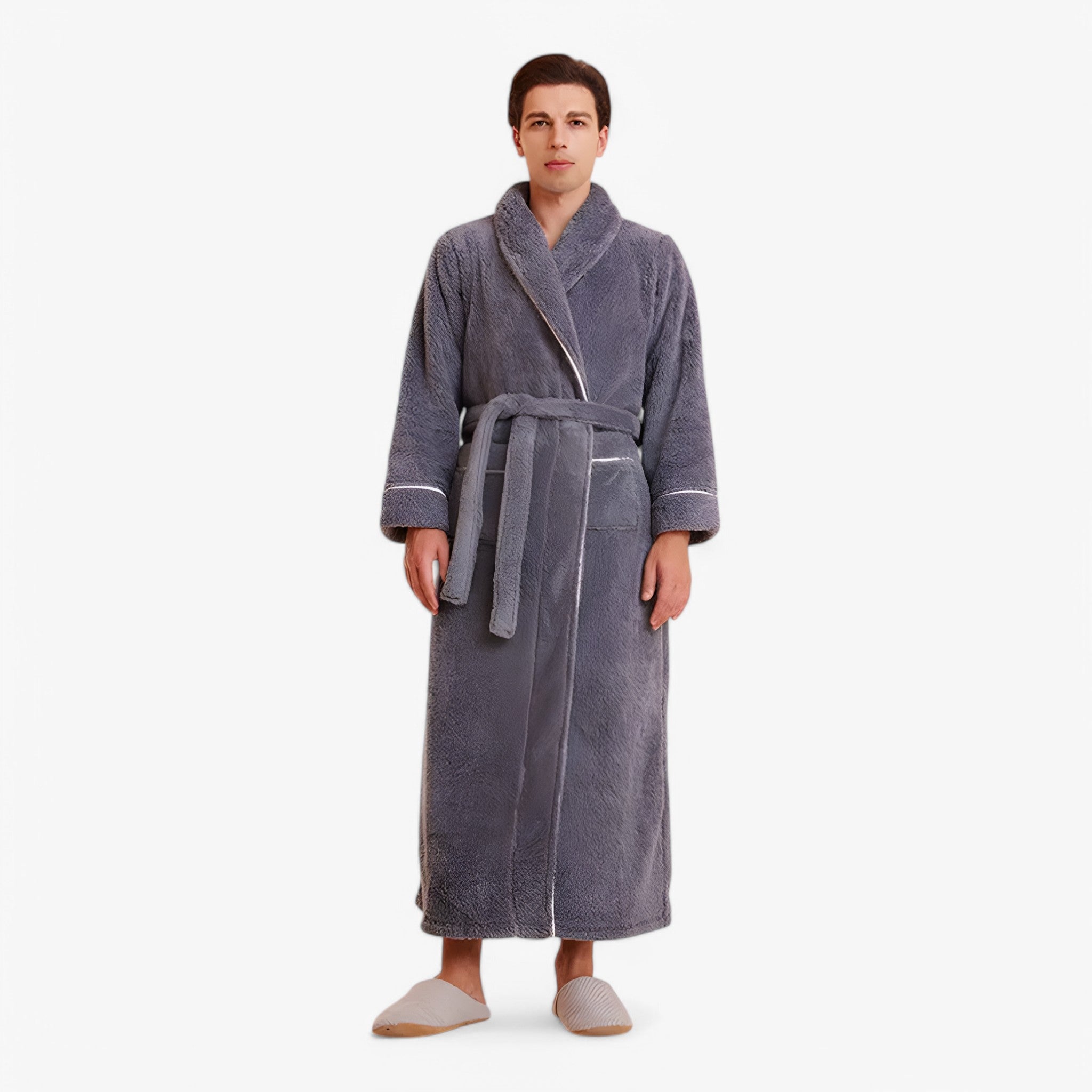 Jessy | Badekåbe - Mand mørkegrå - Jessy | Badekåbe - €25 - {{ product_tags }