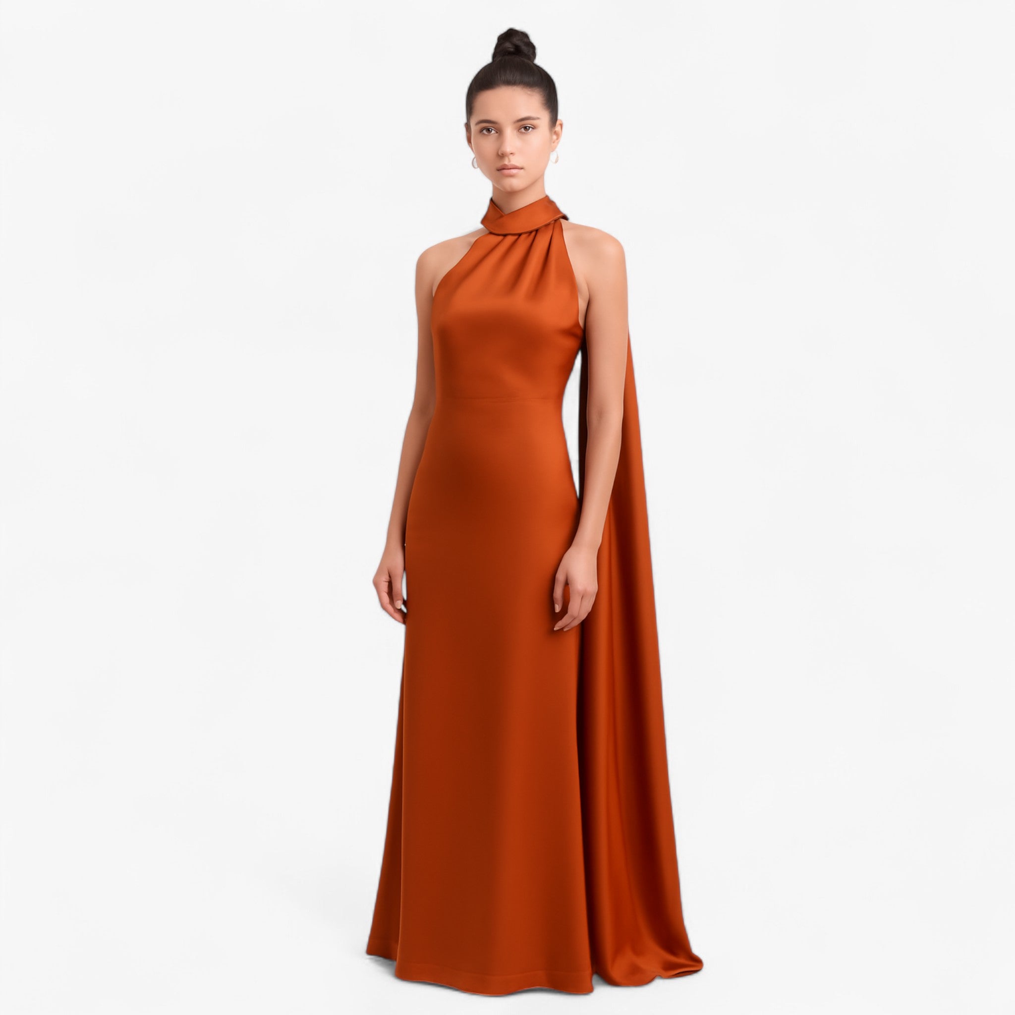 Lia – Elegant aftenkjole med åbent ryg og flydende slæb - - Lia – Elegant aftenkjole med åbent ryg og flydende slæb - €25 - {{ product_tags }