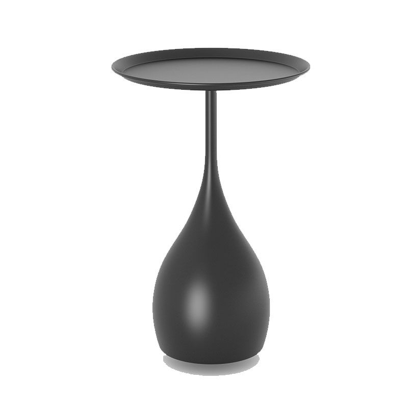 Rund metalbord med base - middelalderlig bord i moderne stil - Sort - house & garden - {{ product_tags }