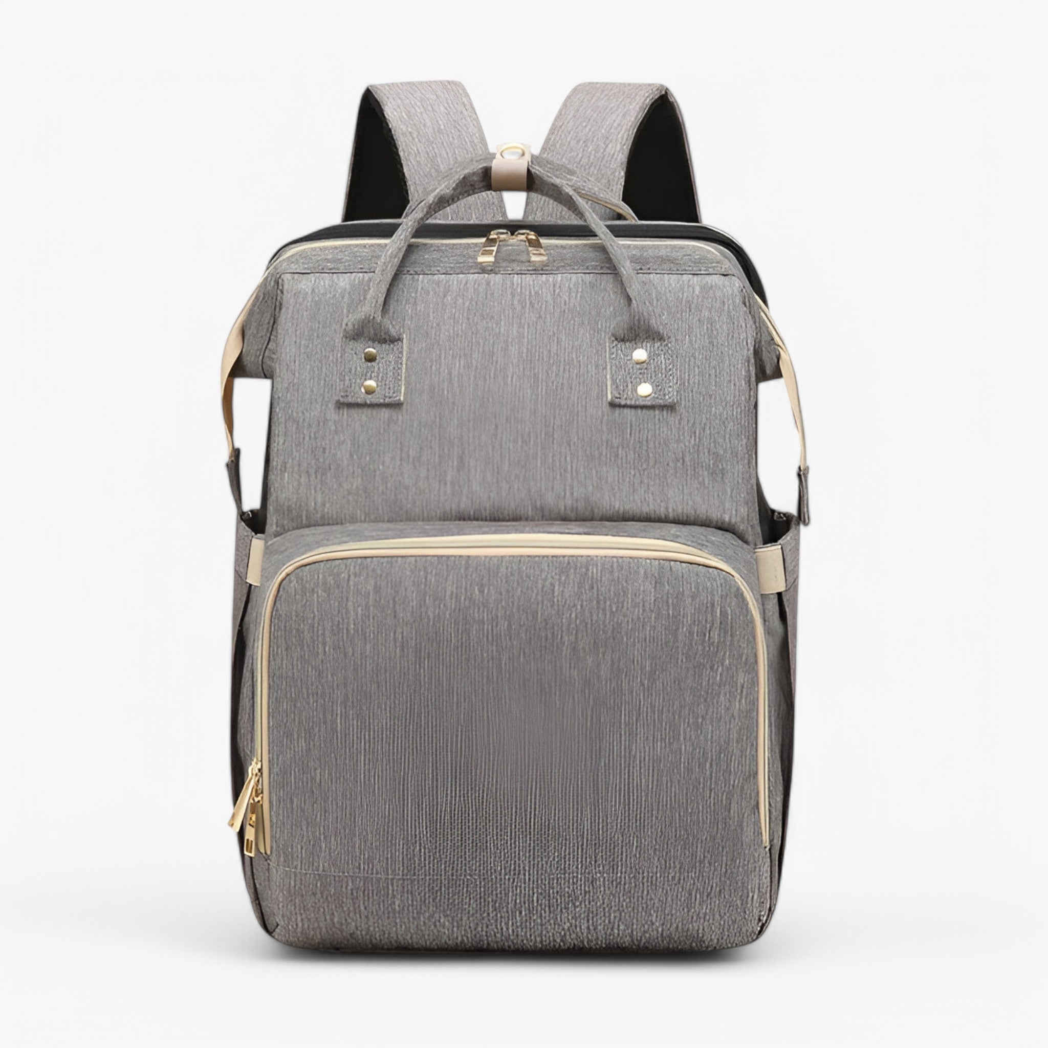 Lisa | Multifunktionelle Vikletasker med Seng - Grå - baby - {{ product_tags }