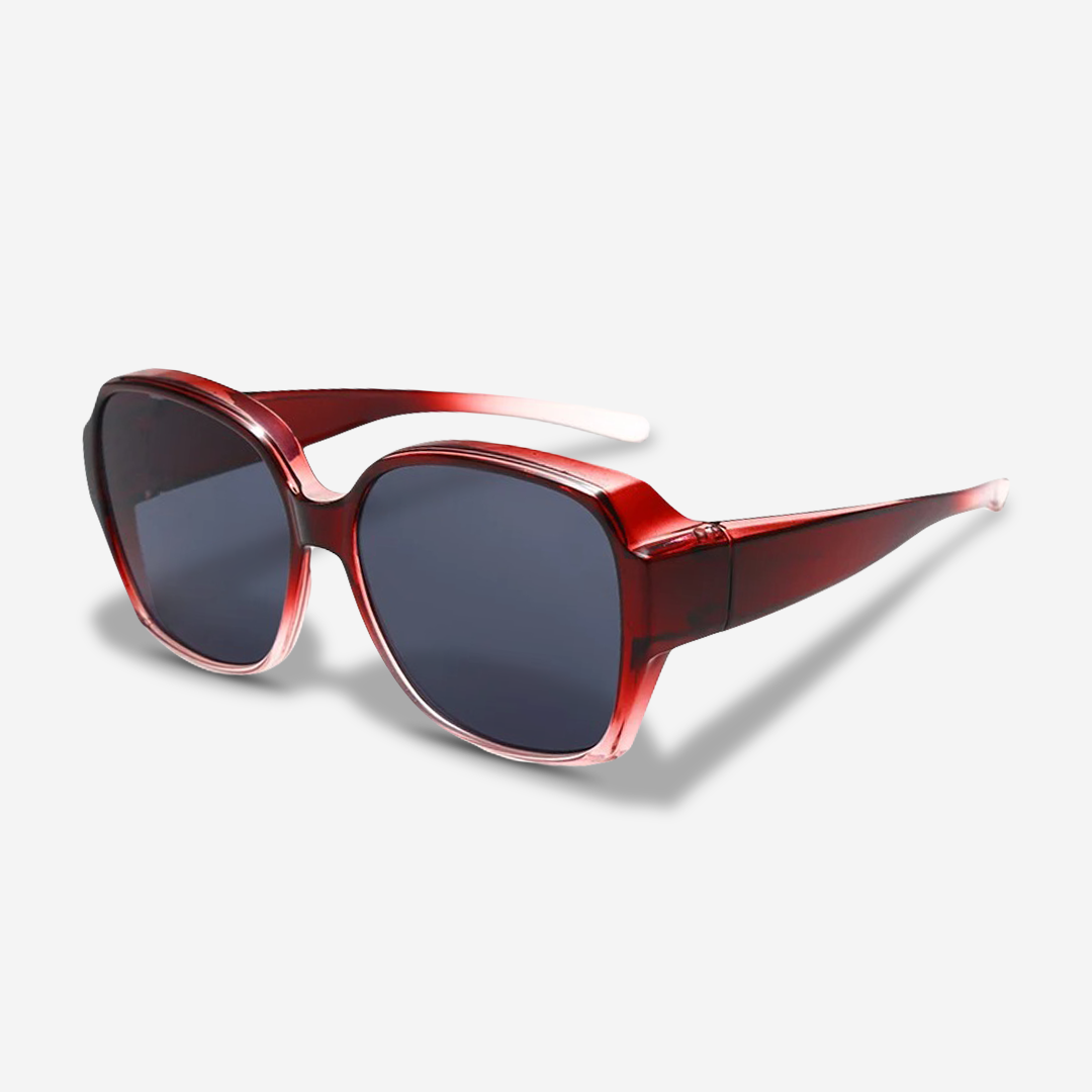 ClipShades | Stilige solbriller til brillebærere – Det perfekte solbeskyttelse til dine briller - Rød Pro - women's fashion - {{ product_tags }