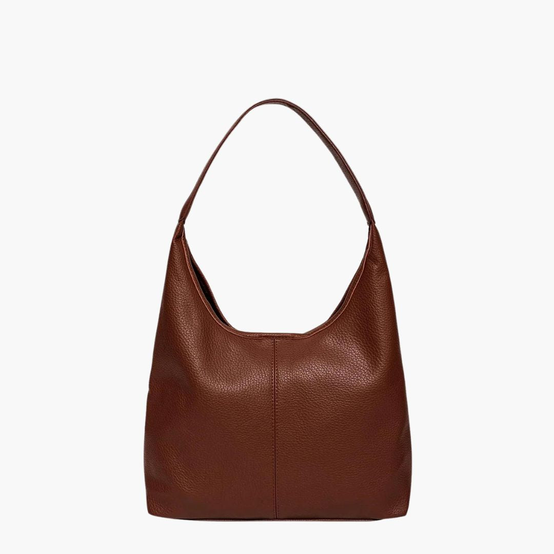 Alina™ | Veganske læder hobotas - Chokoladebrun - Alina™ | Veganske læder hobotas- €25 - {{ product_tags }