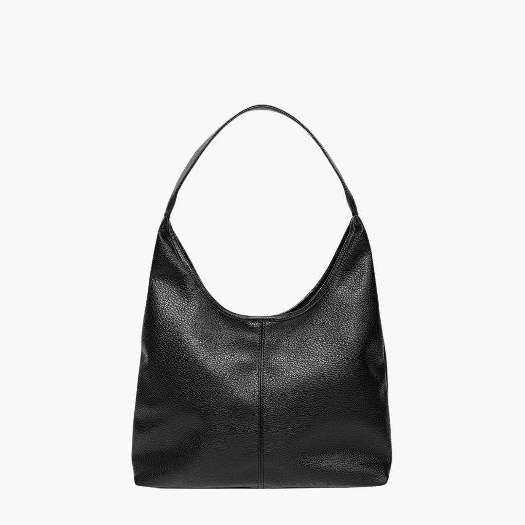 Alina™ | Veganske læder hobotas - Sort - Alina™ | Veganske læder hobotas- €25 - {{ product_tags }