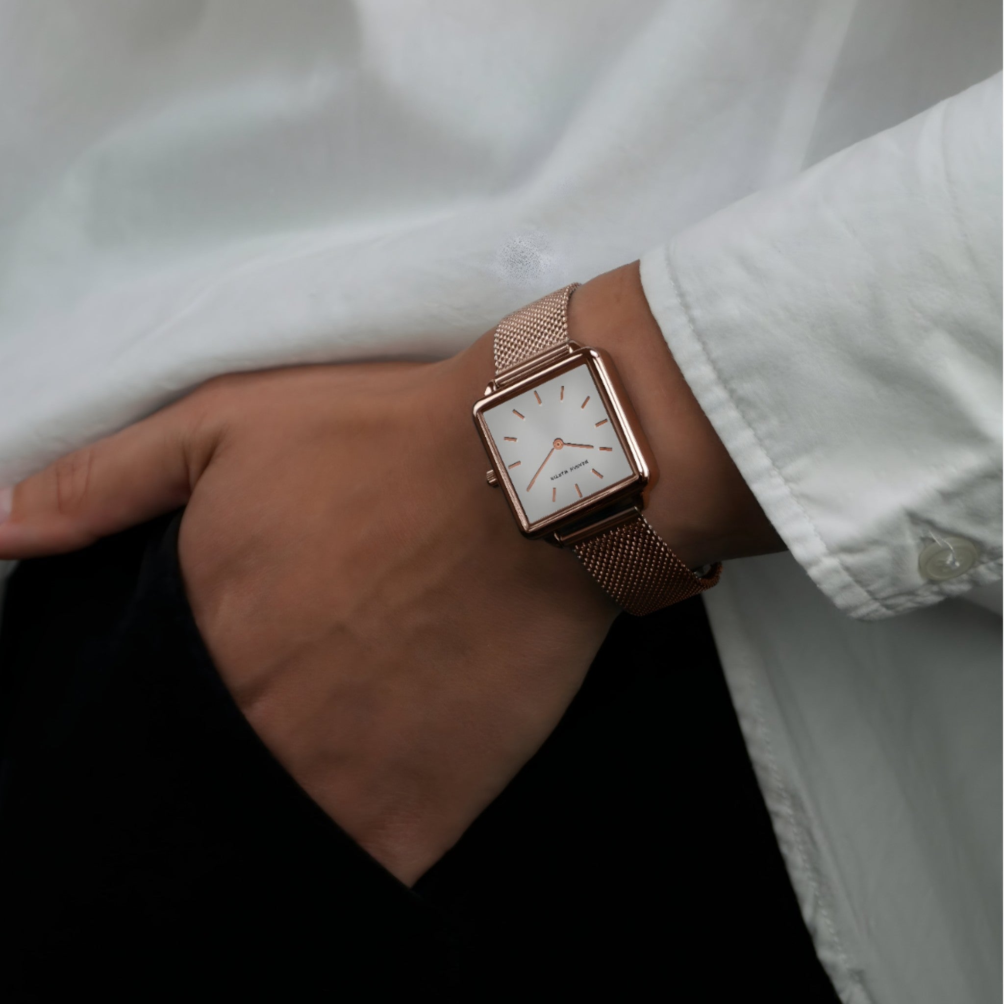 Sara | Square ur - Hverdagens elegance - - watches - {{ product_tags }