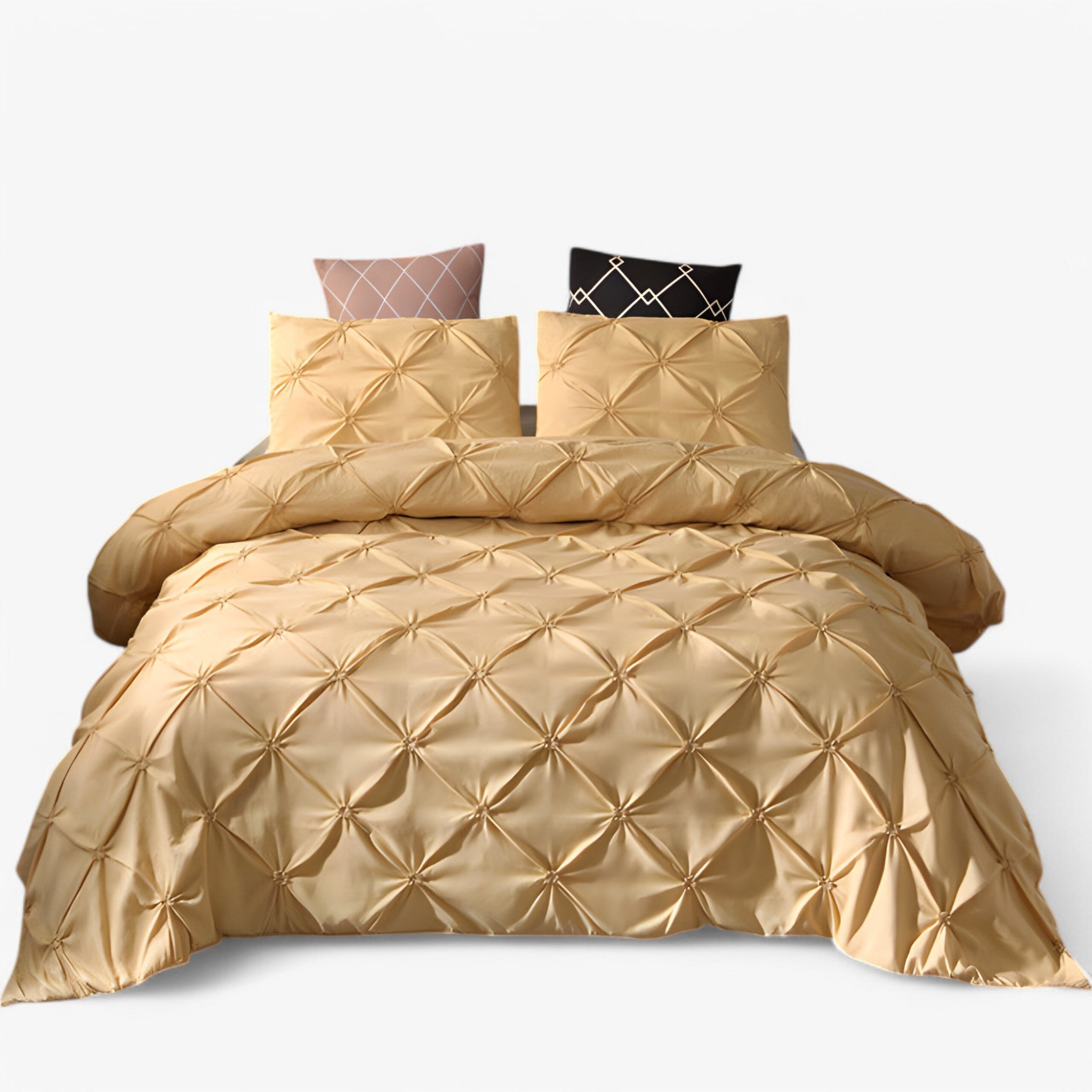 Jerry | Sæt af sengetøj og pudebetræk - Gul - house & garden - {{ product_tags }