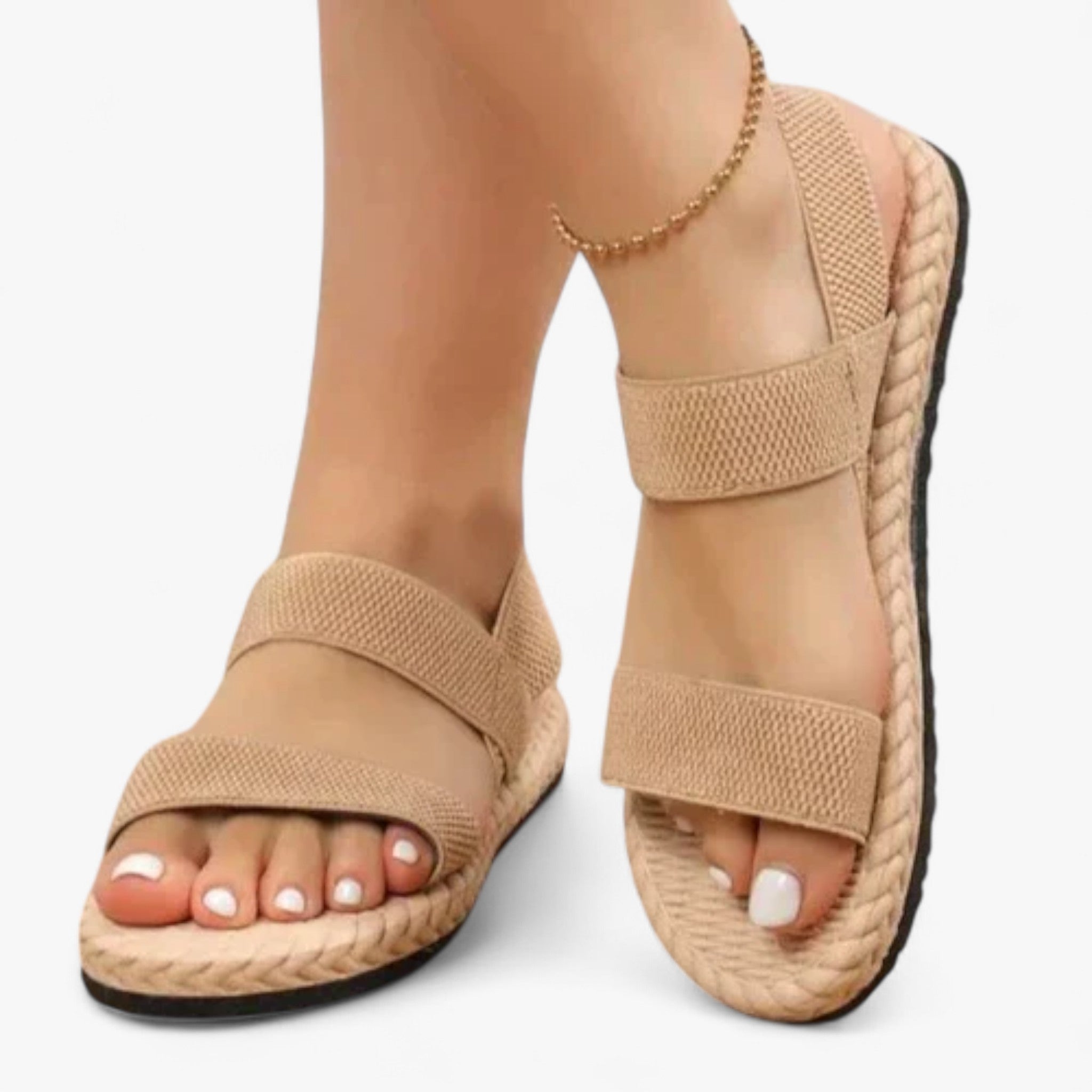 Mila - Ortopædiske sandaler - Sandaler til kvinder - Abrikoos - women's fashion - {{ product_tags }