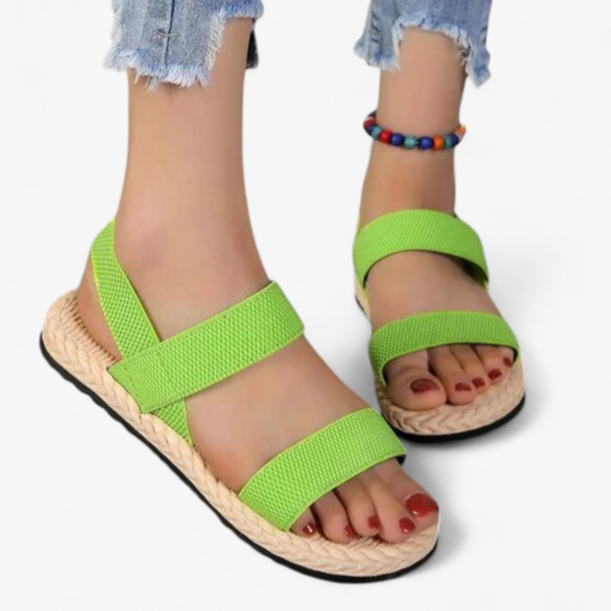 Mila - Ortopædiske sandaler - Sandaler til kvinder - Lysegrøn - women's fashion - {{ product_tags }