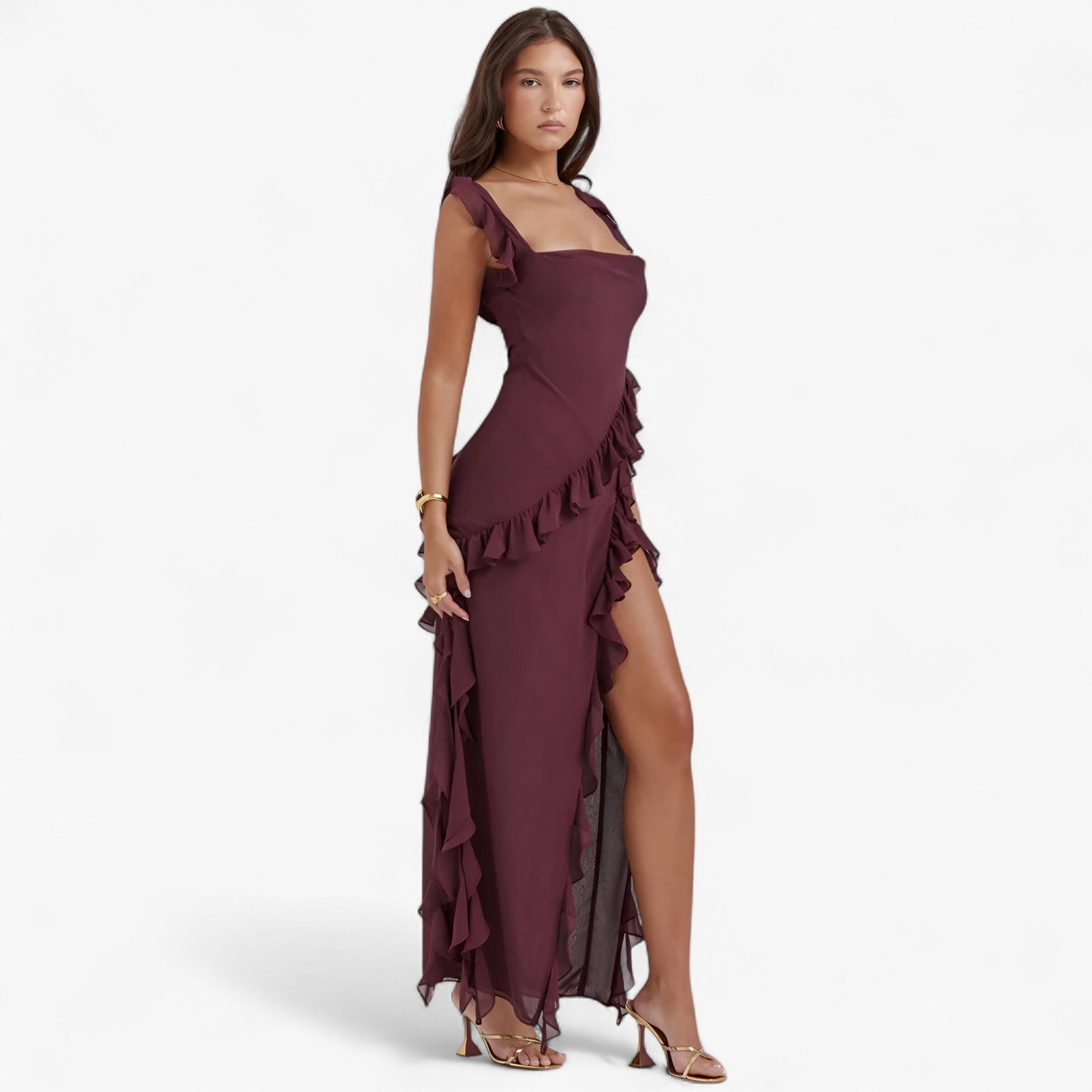 Elvira | Lang kjole – Dristigt og elegant sommerlook - - women's fashion - {{ product_tags }