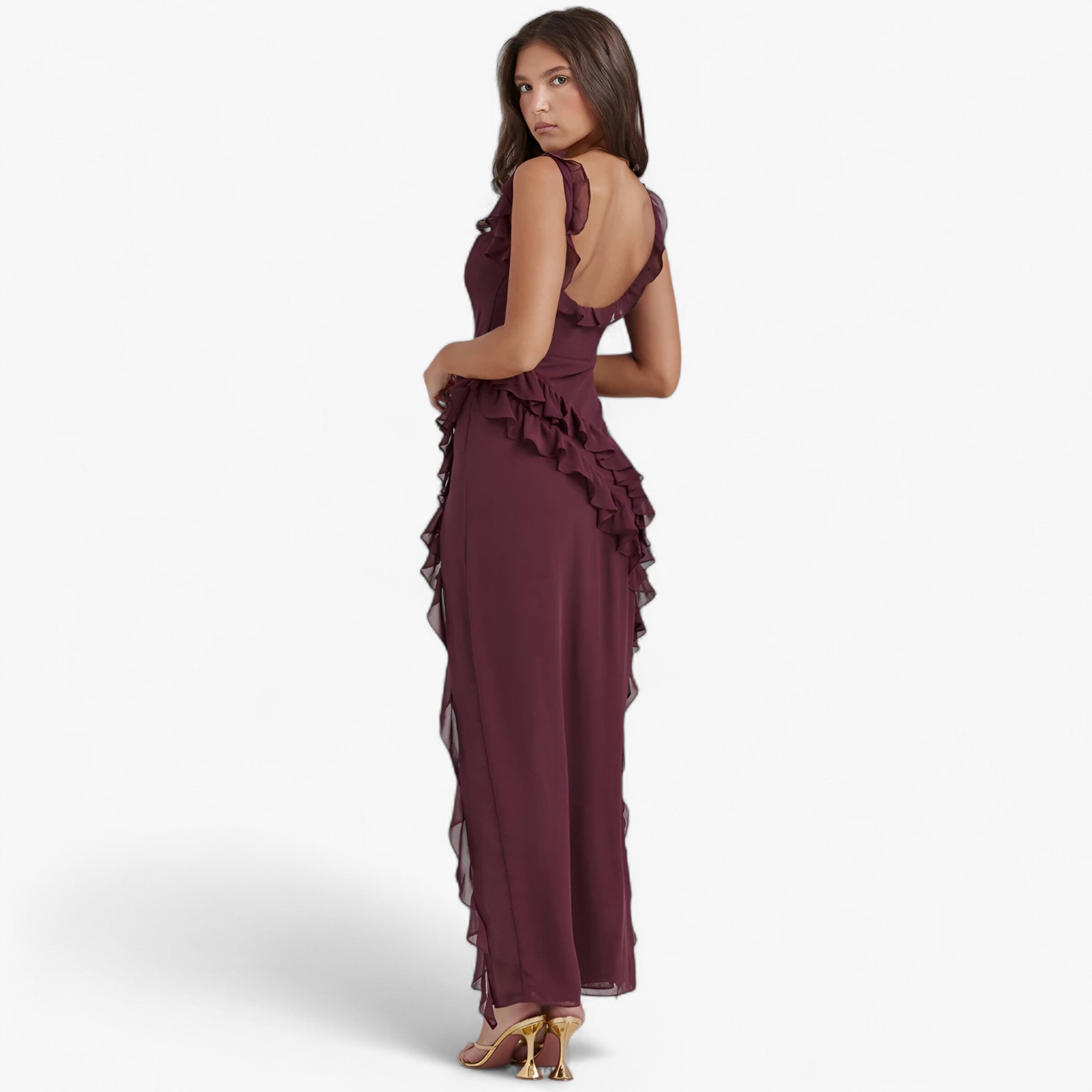 Elvira | Lang kjole – Dristigt og elegant sommerlook - - women's fashion - {{ product_tags }