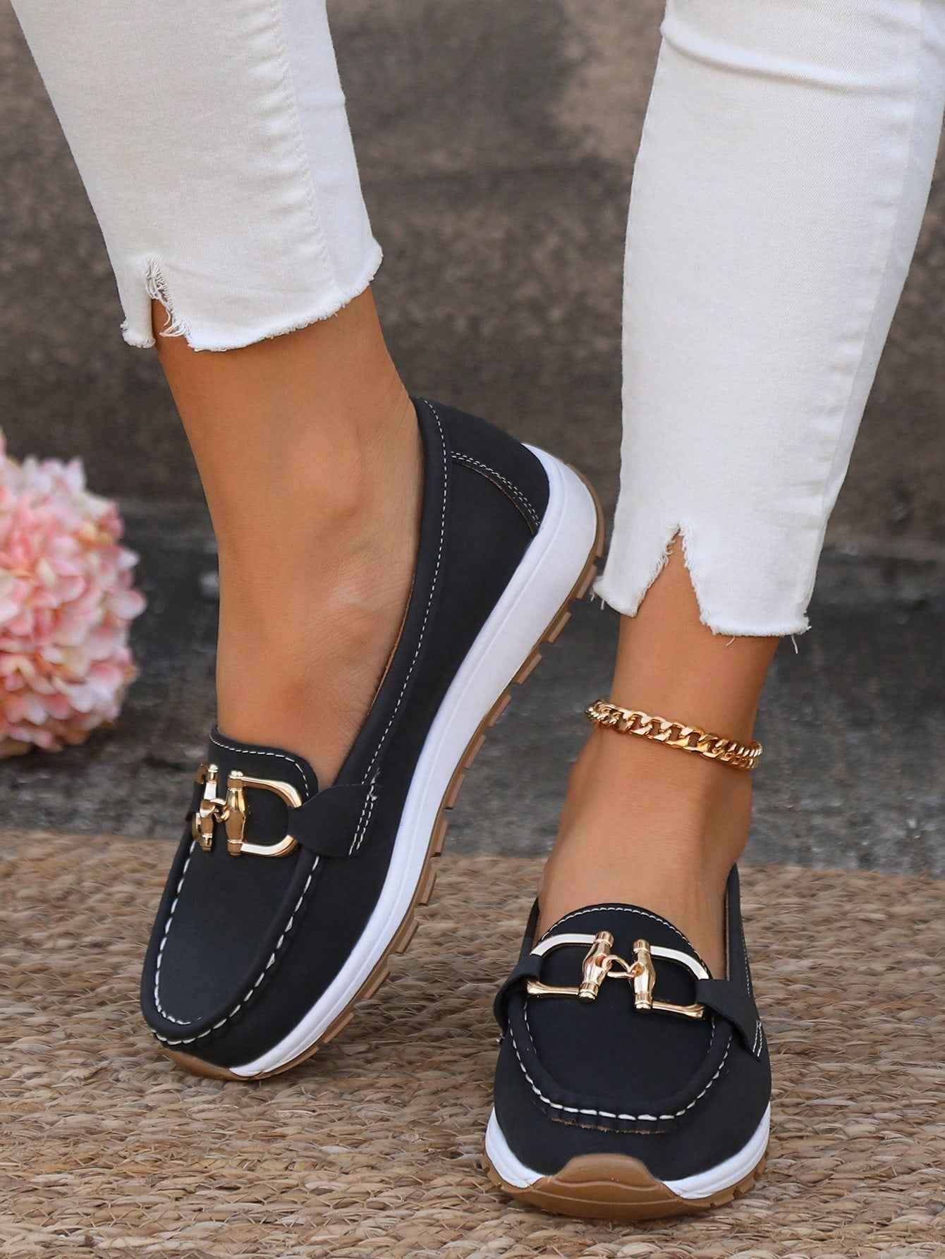 Olga | Elegante Loafer med Schnallen-Detail