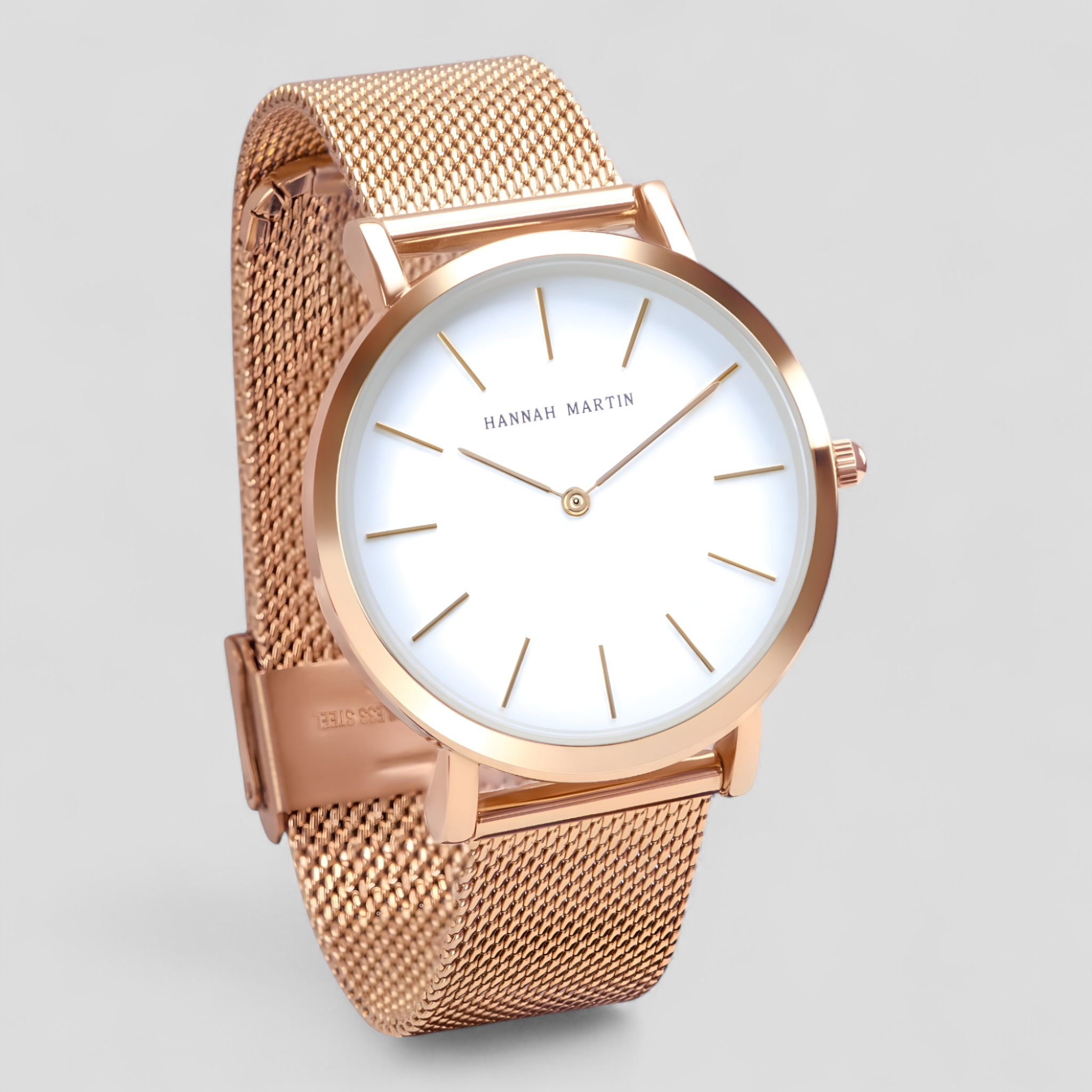 Penelope | Rundt mesh-ur - Raffineret look - - watches - {{ product_tags }