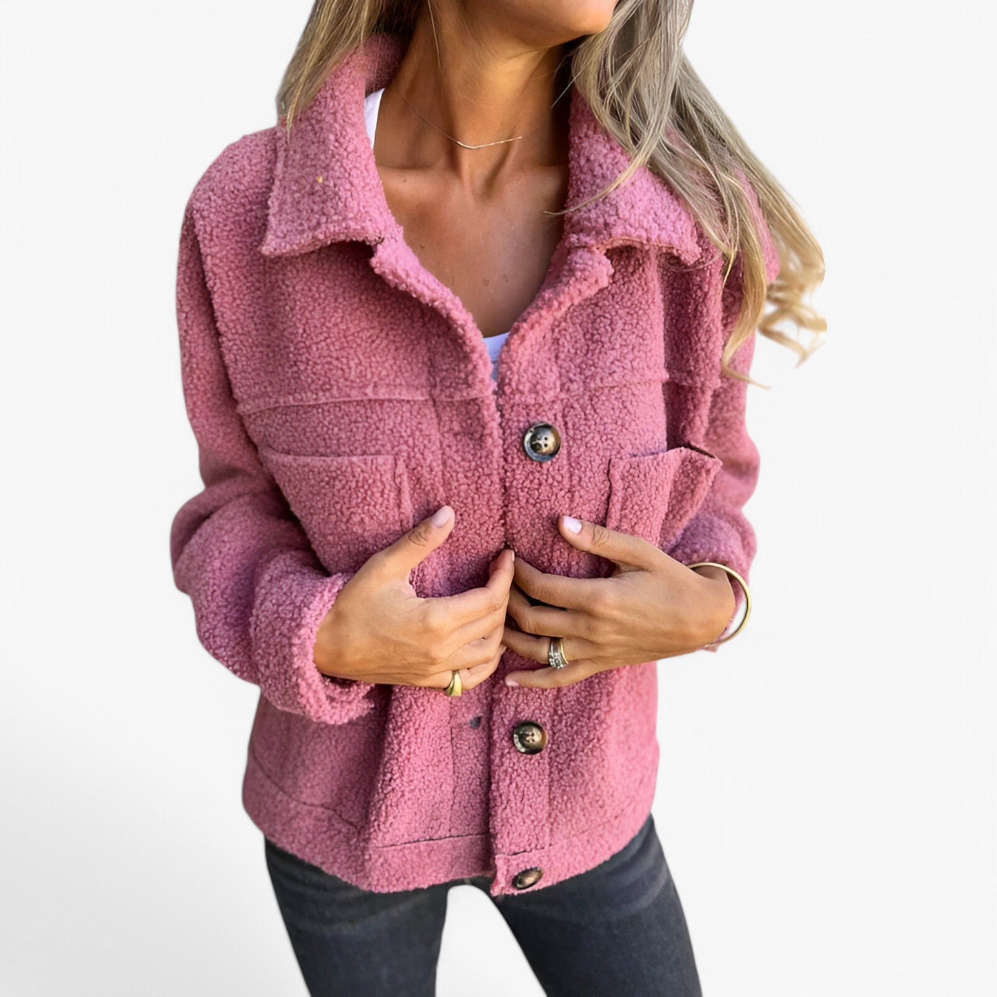 Aria | Uldjakke - hyggelig og elegant - - Aria | Uldjakke - hyggelig og elegant - €25 - {{ product_tags }