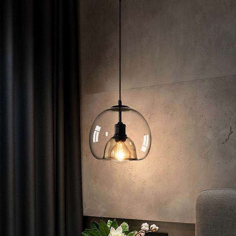 Røgglas Pendellampe - Mundblæst Glasdesign - Rav - Home Decor - {{ product_tags }