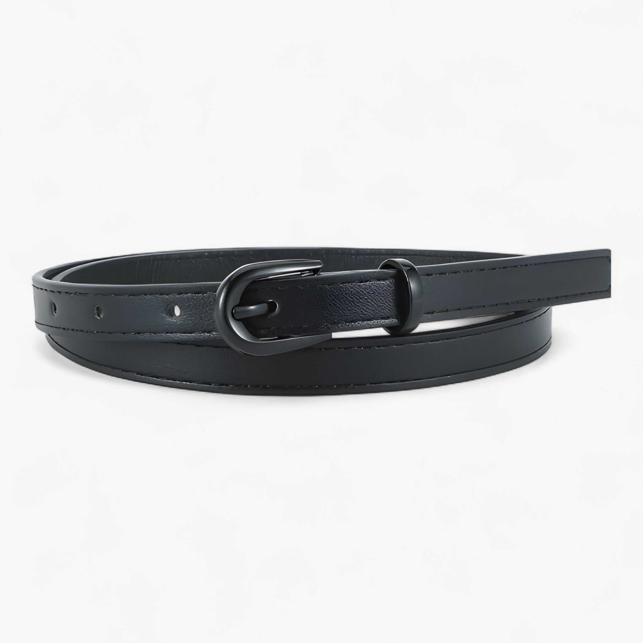 Helen | Bælte til kvinder - smalt ægte læder til ubesværet stil - Sort 105cm - women's fashion - {{ product_tags }