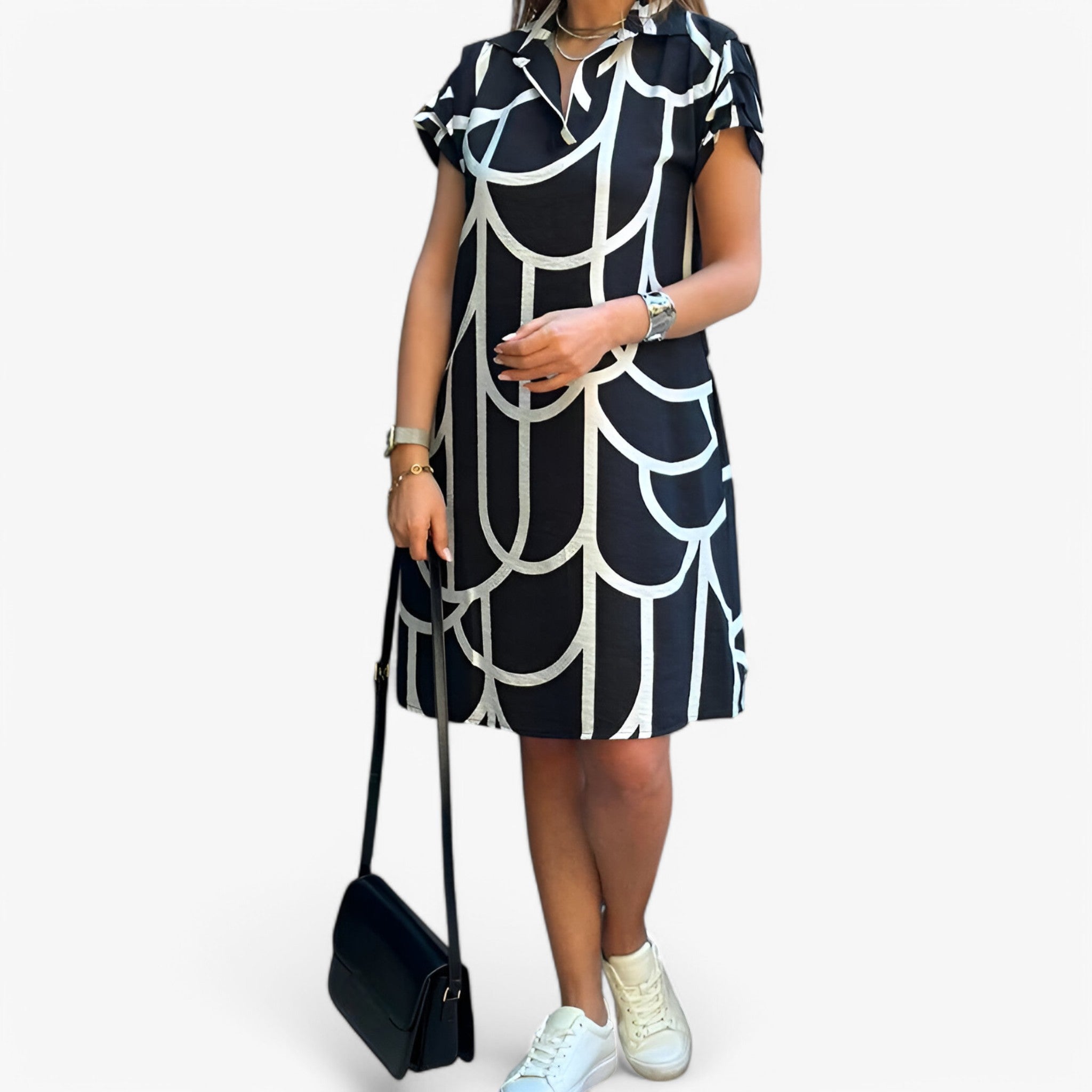 Isabelle | Midi-kjole - Tidløs og med stil - - women's fashion - {{ product_tags }