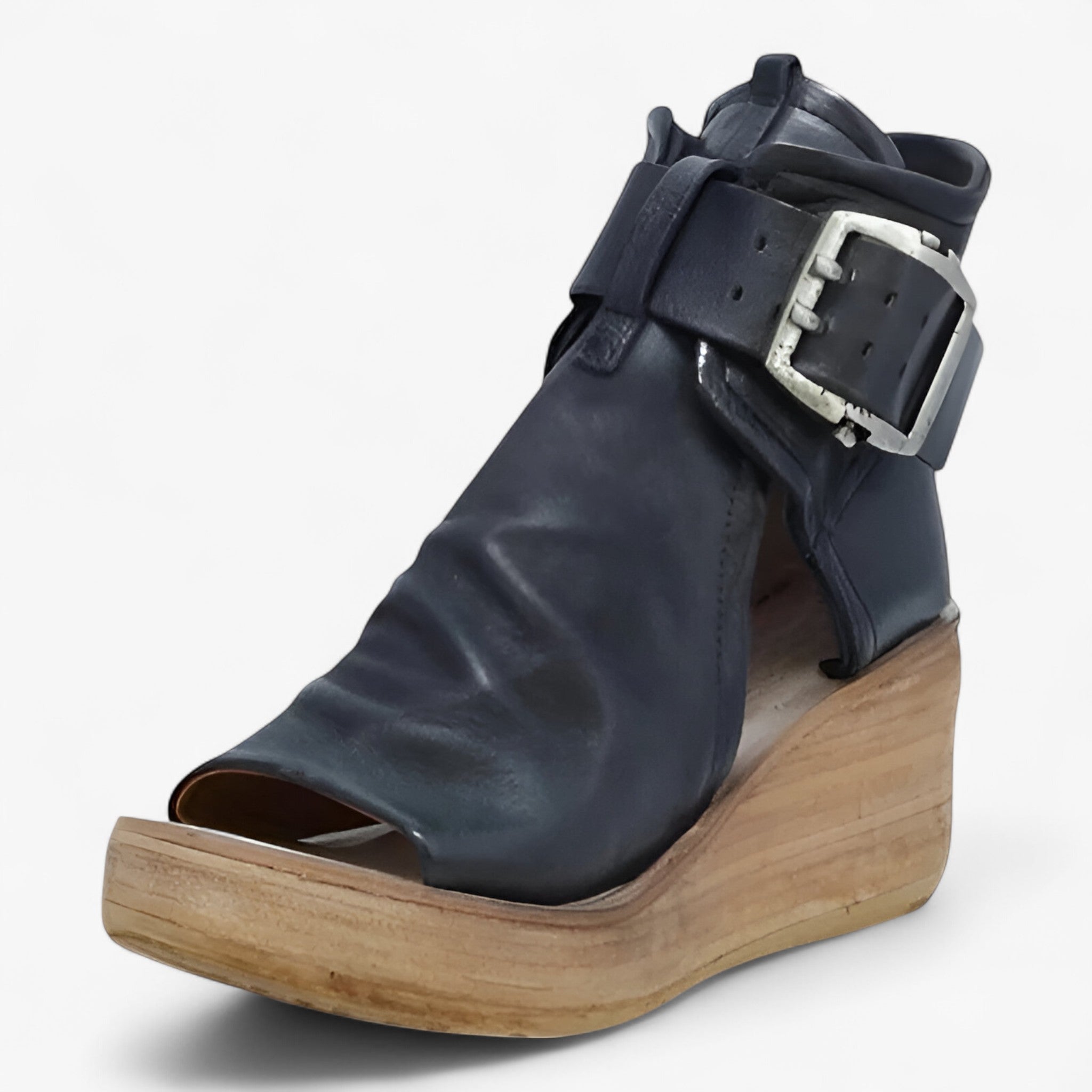 Fatima | | Retro gladiatorsandaler – En tidløs elegance - Sort - women's fashion - {{ product_tags }