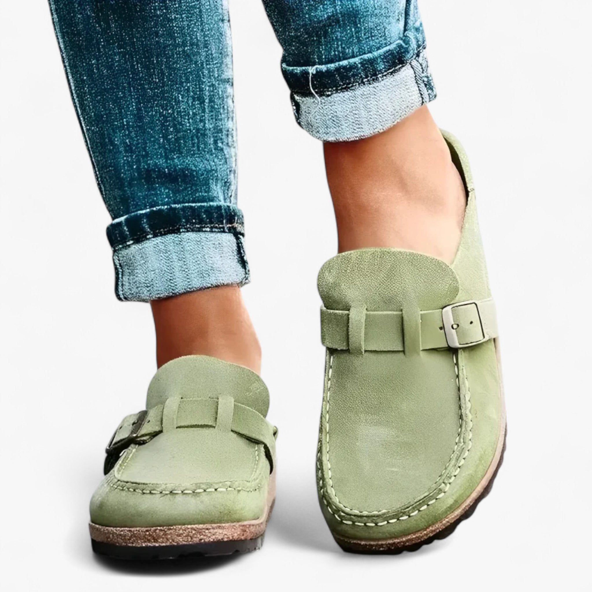 Nora | Letvægts Sneakers til Damer - Komfortable Sko til Kvinder til Daglig Brug - Grøn - women's fashion - {{ product_tags }