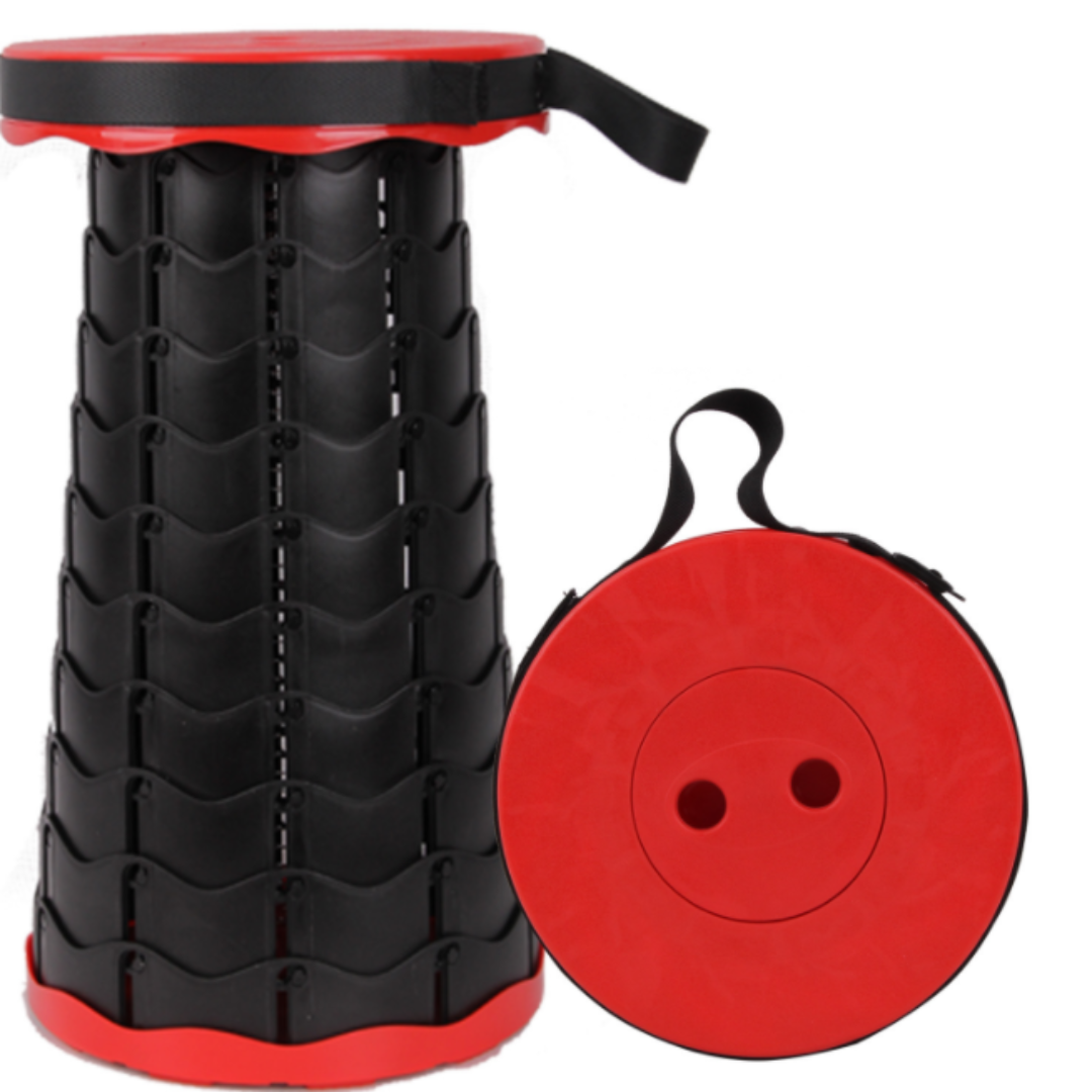 PortaFold | 2.0 Sammenklappelig taburet med 4 sædehøjder - Blandede farver Rød - house & garden - {{ product_tags }