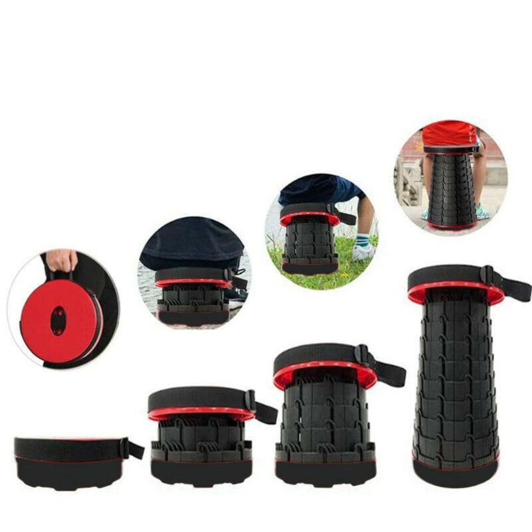 PortaFold | 2.0 Sammenklappelig taburet med 4 sædehøjder - - house & garden - {{ product_tags }