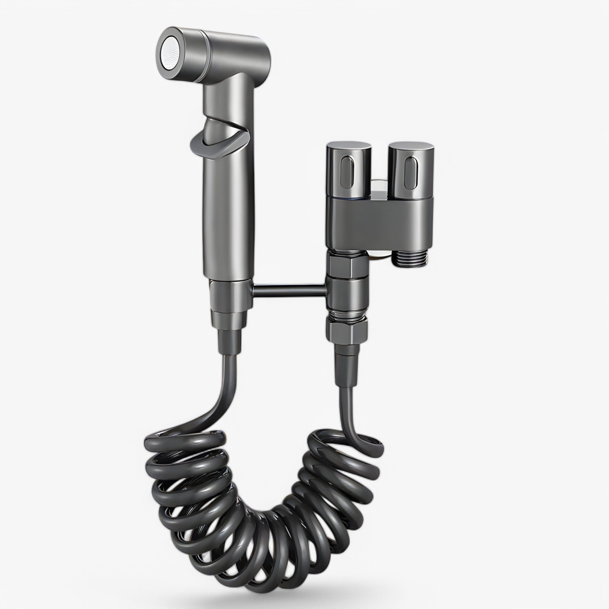 Højtrykssprøjte | Bidet toiletsprøjte | Maksimal hygiejnisk komfort | Nyd forfriskende renlighed - Pistol gråt jakkesæt G1 2 - other - {{ product_tags }