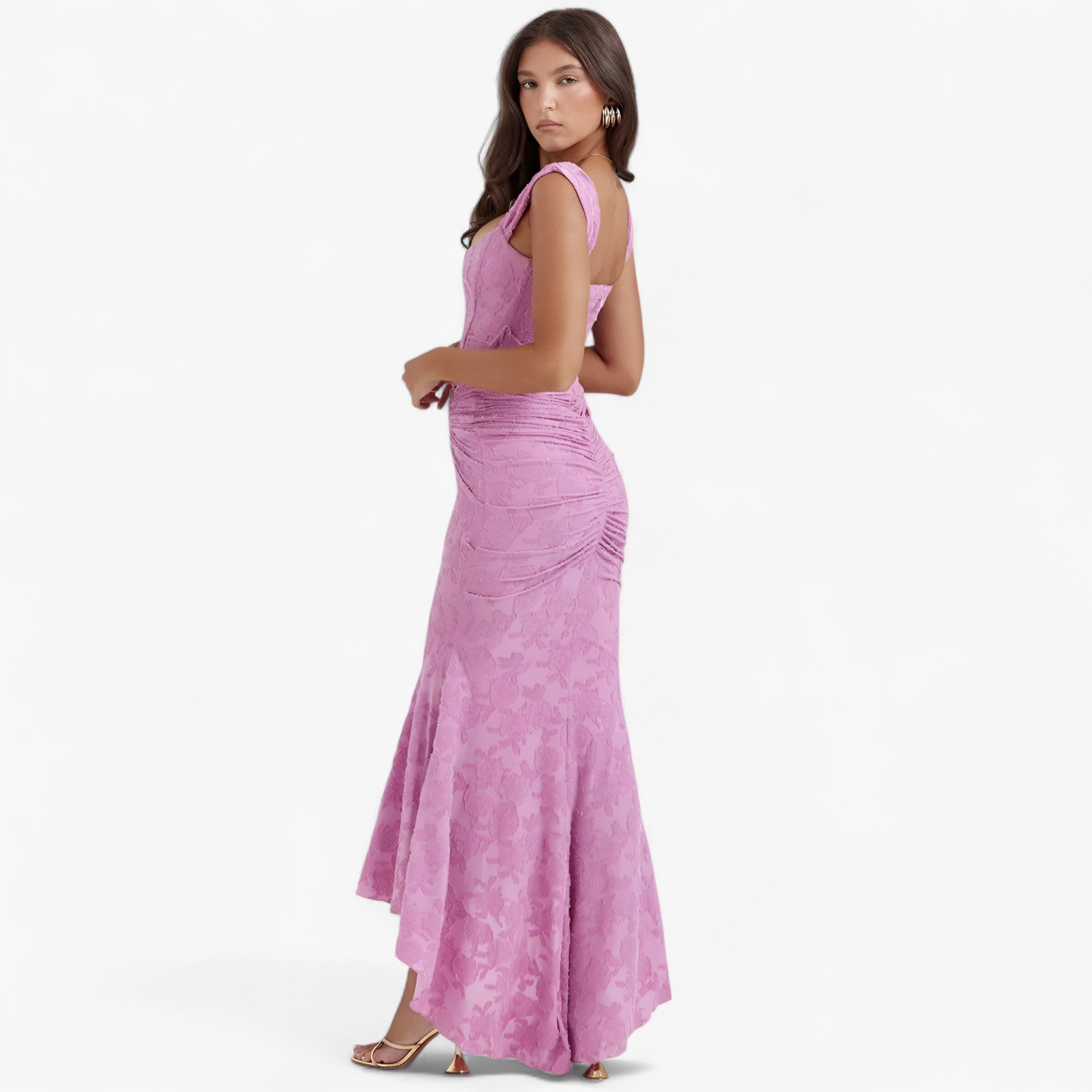 Clara | Midi kjole – Elegant og figurskabende pasform - - women's fashion - {{ product_tags }