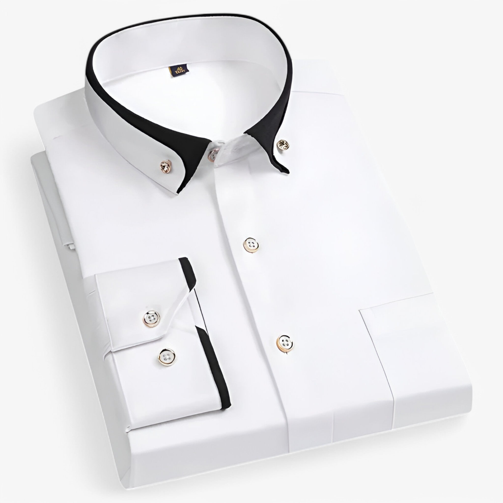 Luke | Formel skjorte - Elegant og komfortabel - Hvid - Luke | Formel skjorte - Elegant og komfortabel - € - {{ product_tags }