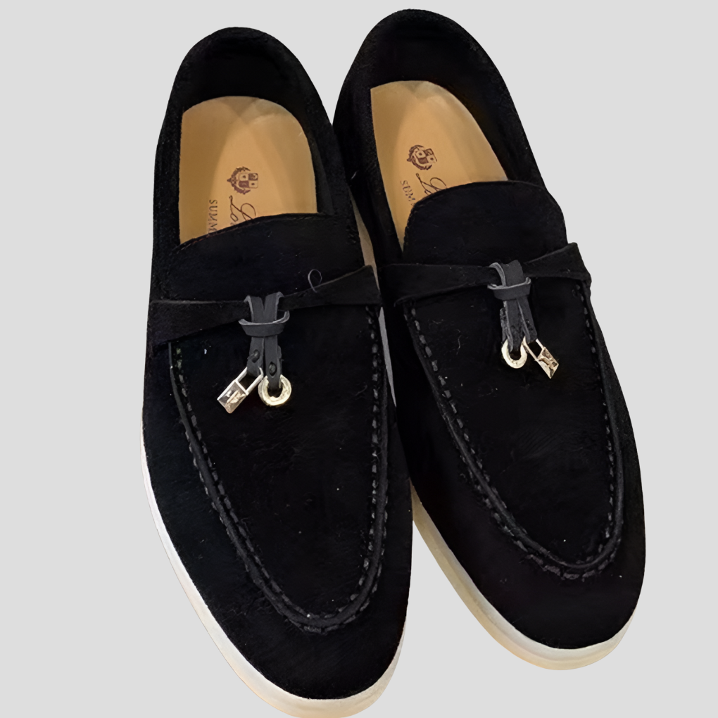 Dame Loafers til Hverdagsbrug - Komfortable & Tidløse - Sort - Fashion - {{ product_tags }