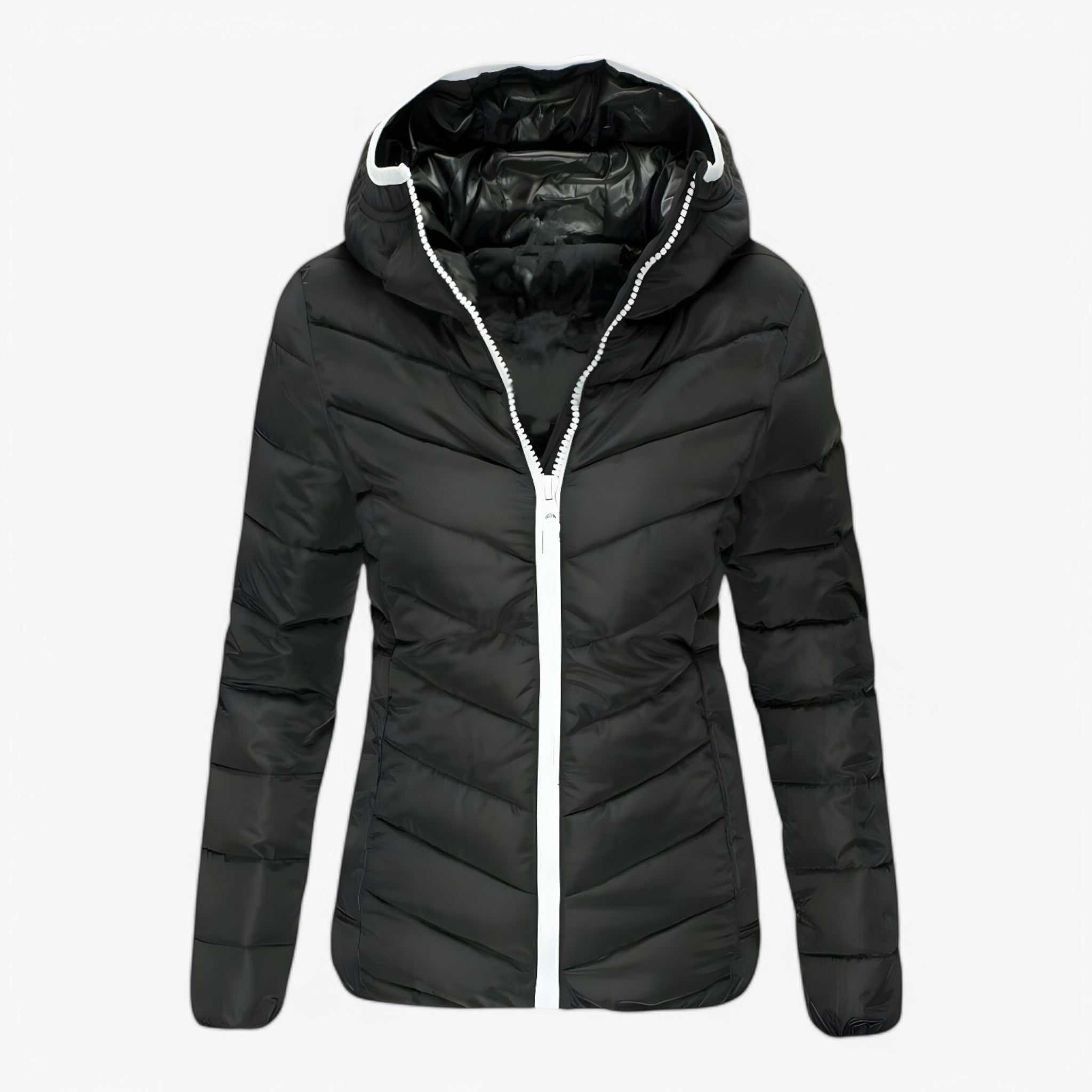 Zuri | Moderne Polstret Jakke - SORTE - winter - {{ product_tags }