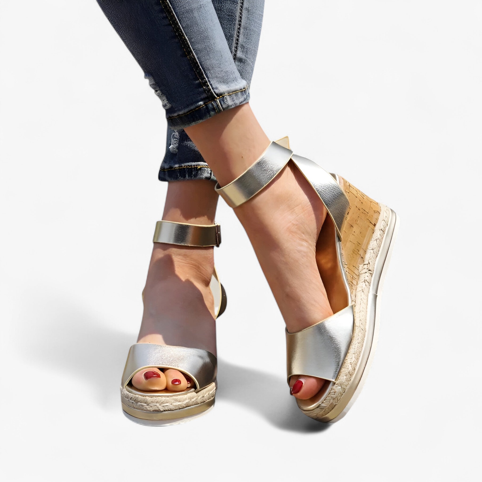 Elaina | Hællede sandaler – Trendy og komfortable - - women's fashion - {{ product_tags }