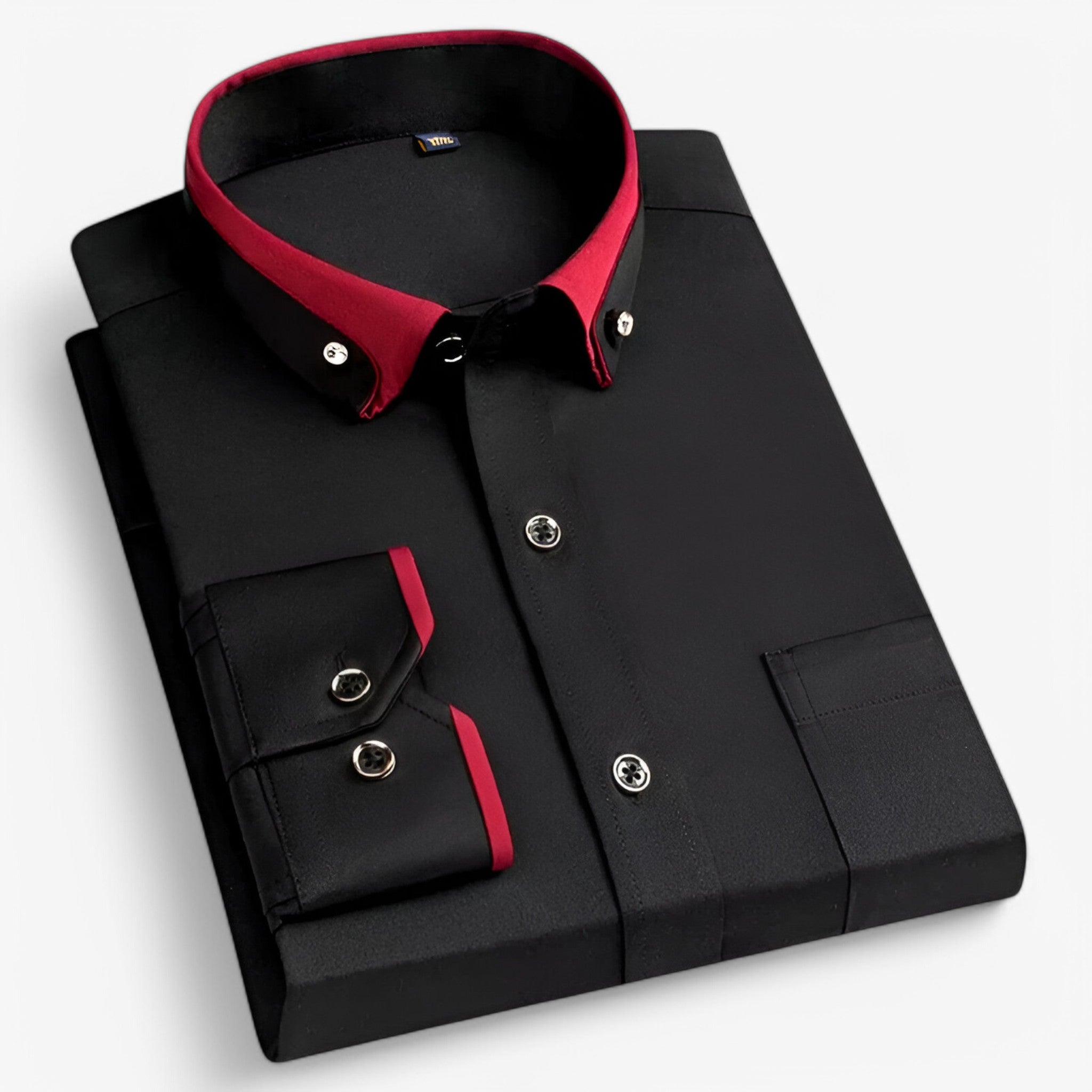 Luke | Formel skjorte - Elegant og komfortabel - Sort - Luke | Formel skjorte - Elegant og komfortabel - € - {{ product_tags }