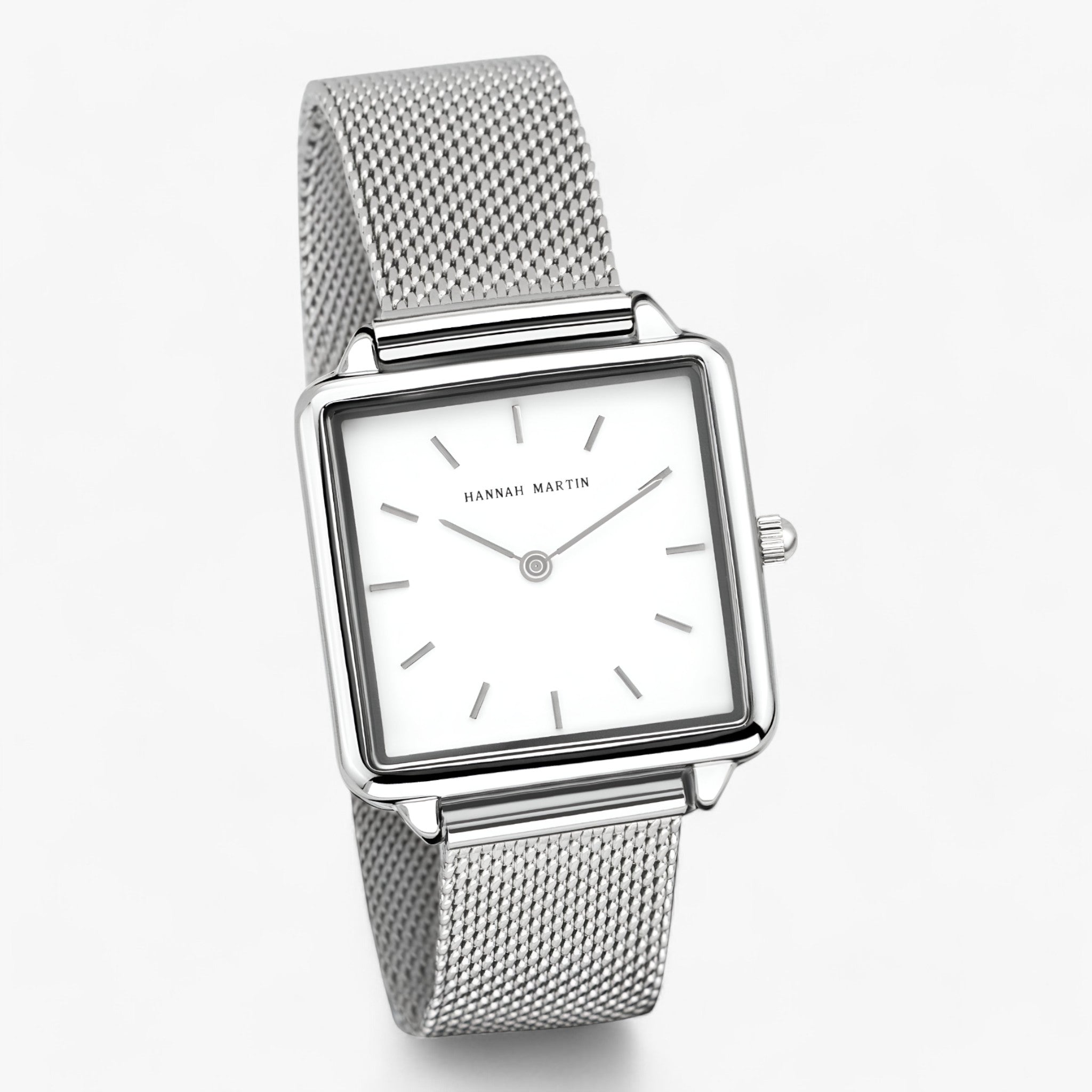 Hazel | Firkantet mesh-ur - sofistikeret i hverdagen - - watches - {{ product_tags }