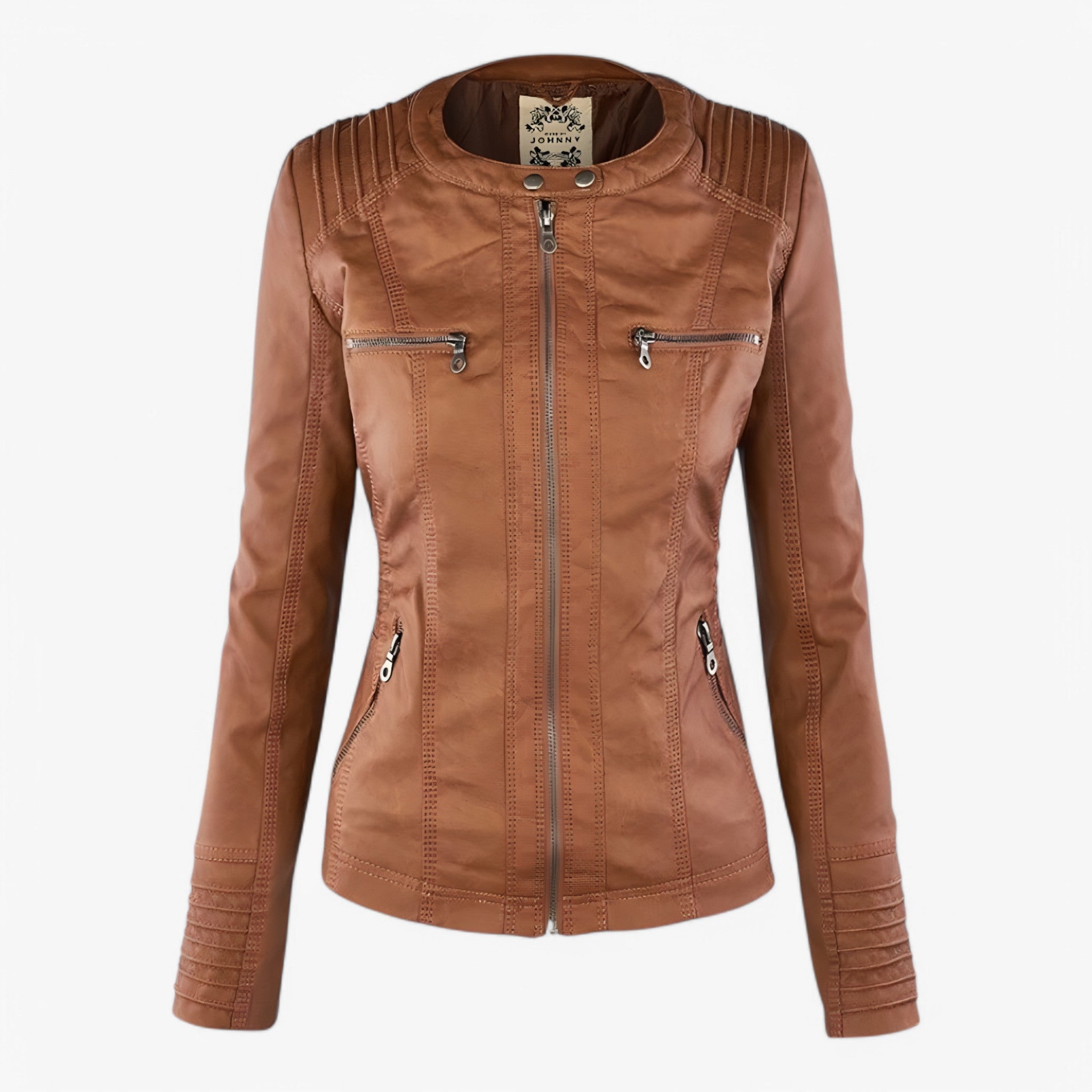 Colette | Italiensk Læderjakke - - women's fashion - {{ product_tags }