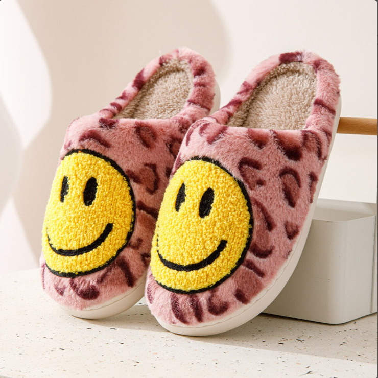 HappySlides™ - Leopard Smiley - Lyserød - HappySlides™ - Leopard Smiley - €25 - {{ product_tags }