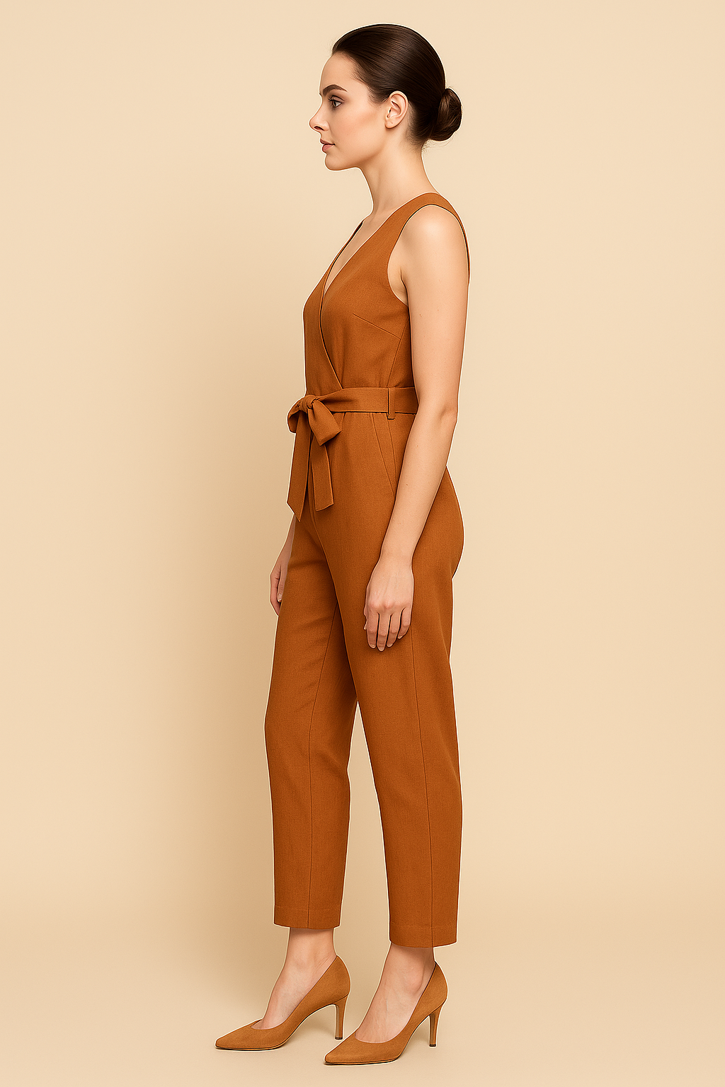 Irene | Elegant, benhøjet, ærmeløs buksetrøje - - Irene | Elegant, benhøjet, ærmeløs buksetrøje - €25 - {{ product_tags }