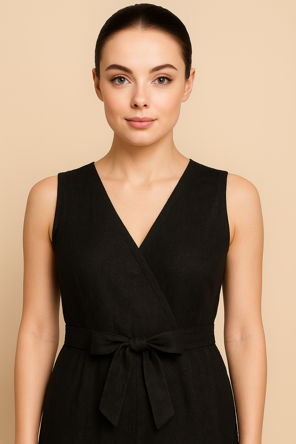 Irene | Elegant, benhøjet, ærmeløs buksetrøje - - Irene | Elegant, benhøjet, ærmeløs buksetrøje - €25 - {{ product_tags }