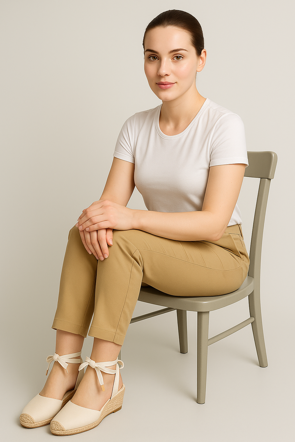 Zoey | Sommerbløde espadrilles med ankellænker - - Zoey | Sommerbløde espadrilles med ankellænker - €25 - {{ product_tags }