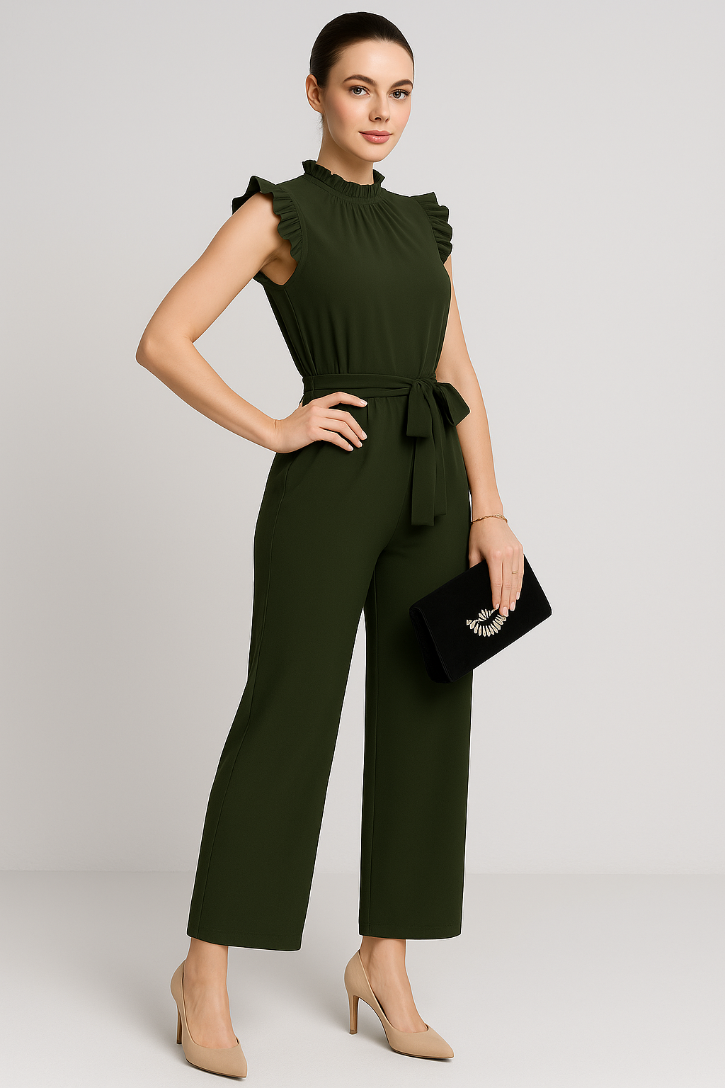 Natalie | Elegant med flæseærmer og talje i livet - - Natalie | Elegant med flæseærmer og talje i livet - €25 - {{ product_tags }