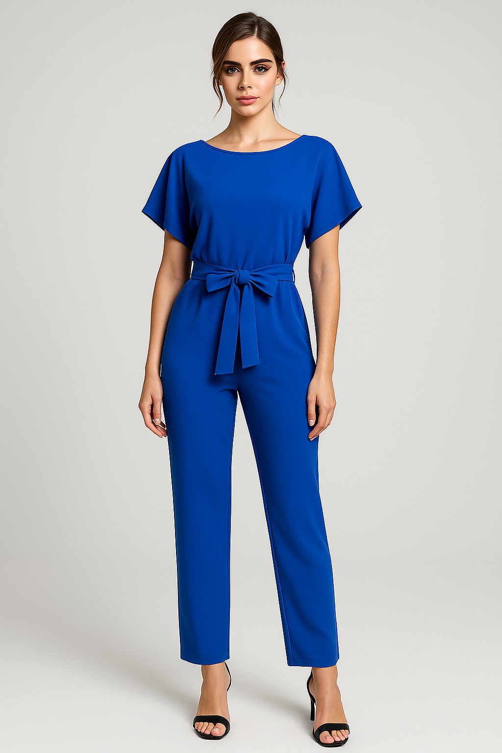 Wolff | Elegant dames jumpsuit med taljegjord og flydende ærmer - - Wolff | Elegant dames jumpsuit med taljegjord og flydende ærmer- €25 - {{ product_tags }